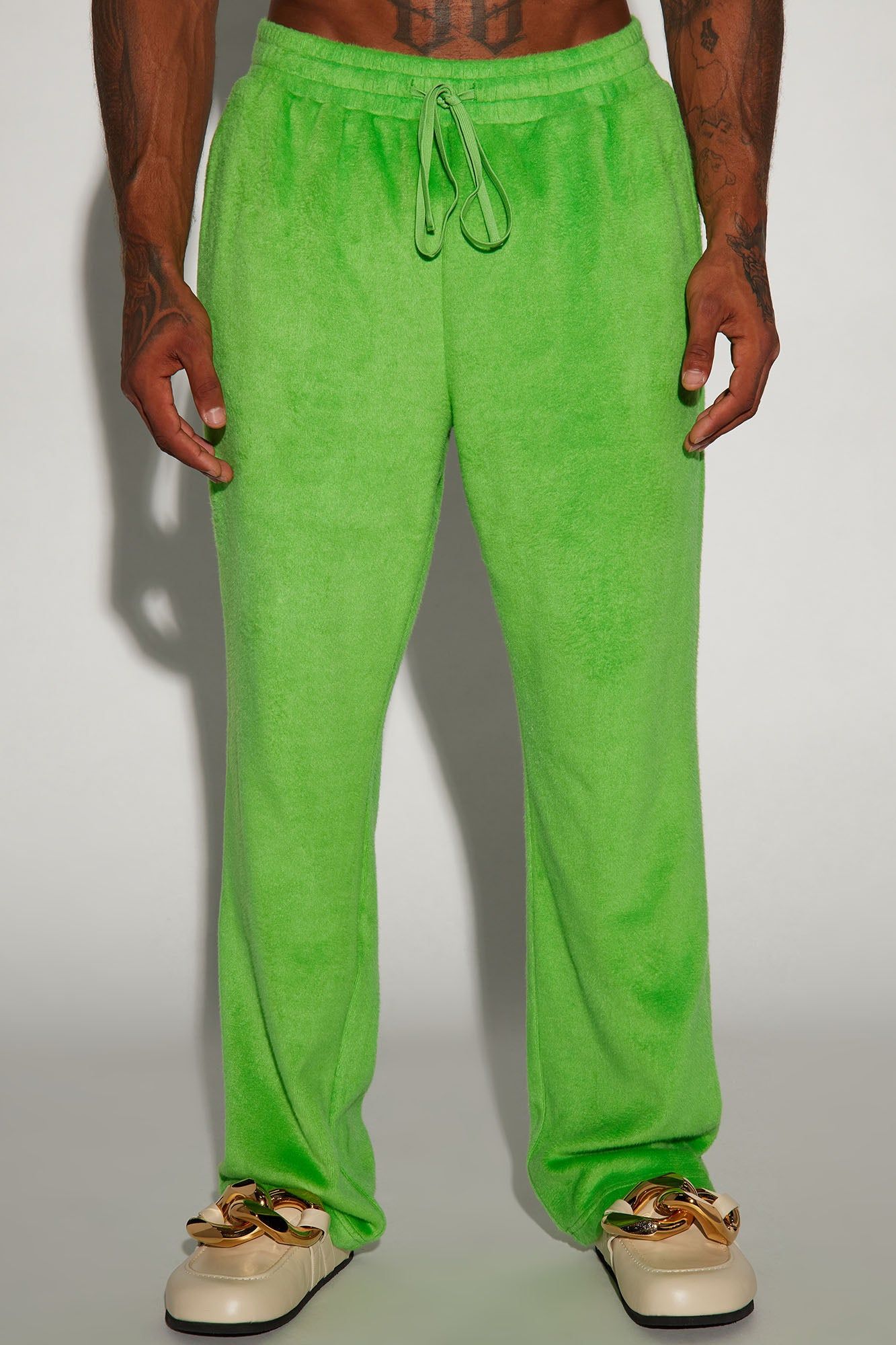 Feel The Mood Straight Pants - Green sold by Fashion Nova product image thumbnail 4