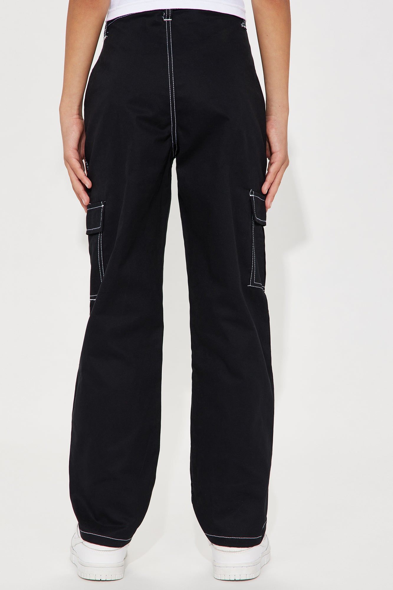 Mini Contrast Cargo Twill Pant - Black sold by Fashion Nova product image thumbnail 3