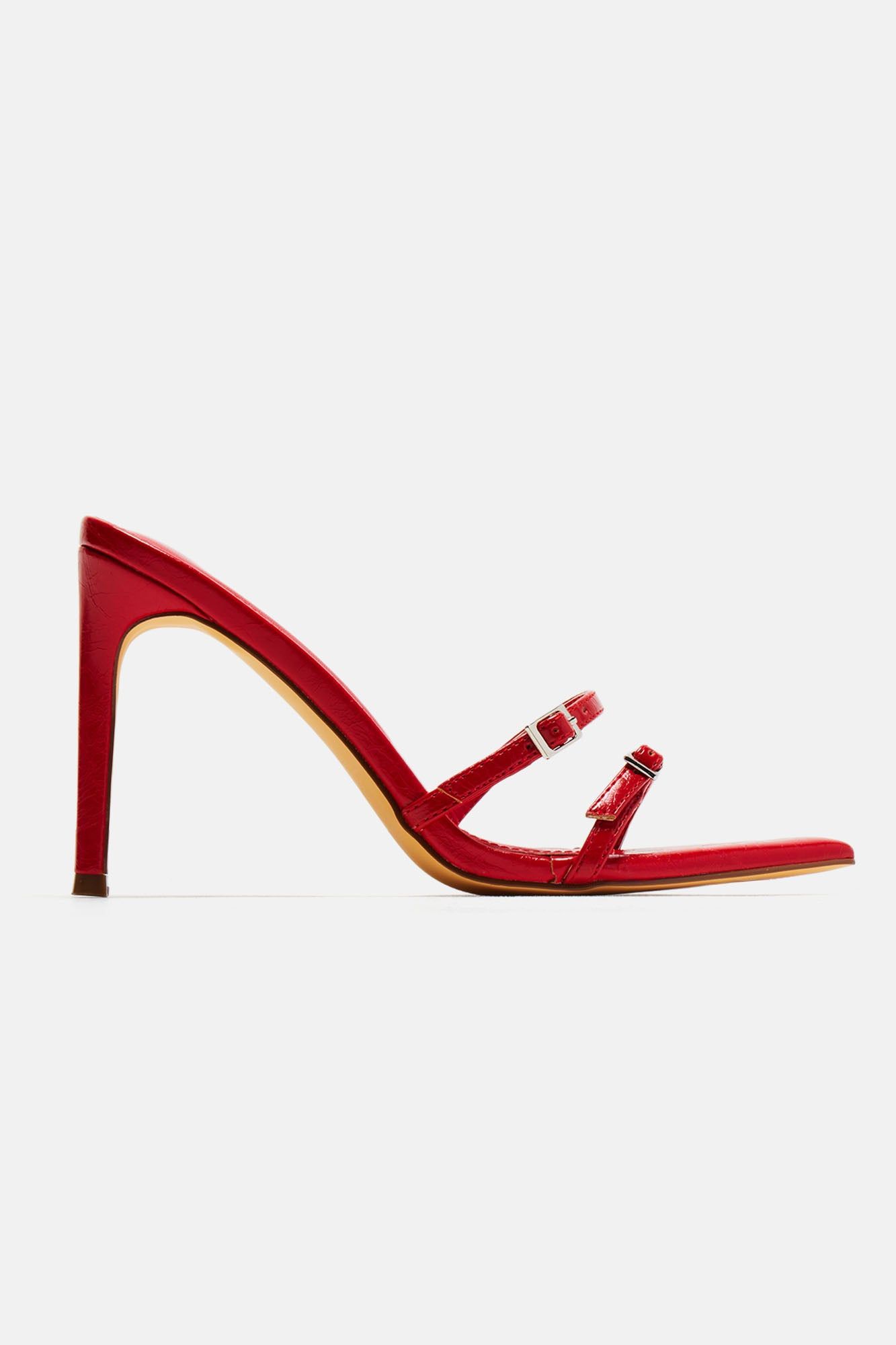 Live Fast Heeled Sandals - Red sold by Fashion Nova product image thumbnail 5
