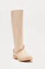 Valerie Knee High Boots - Cream sold by Fashion Nova