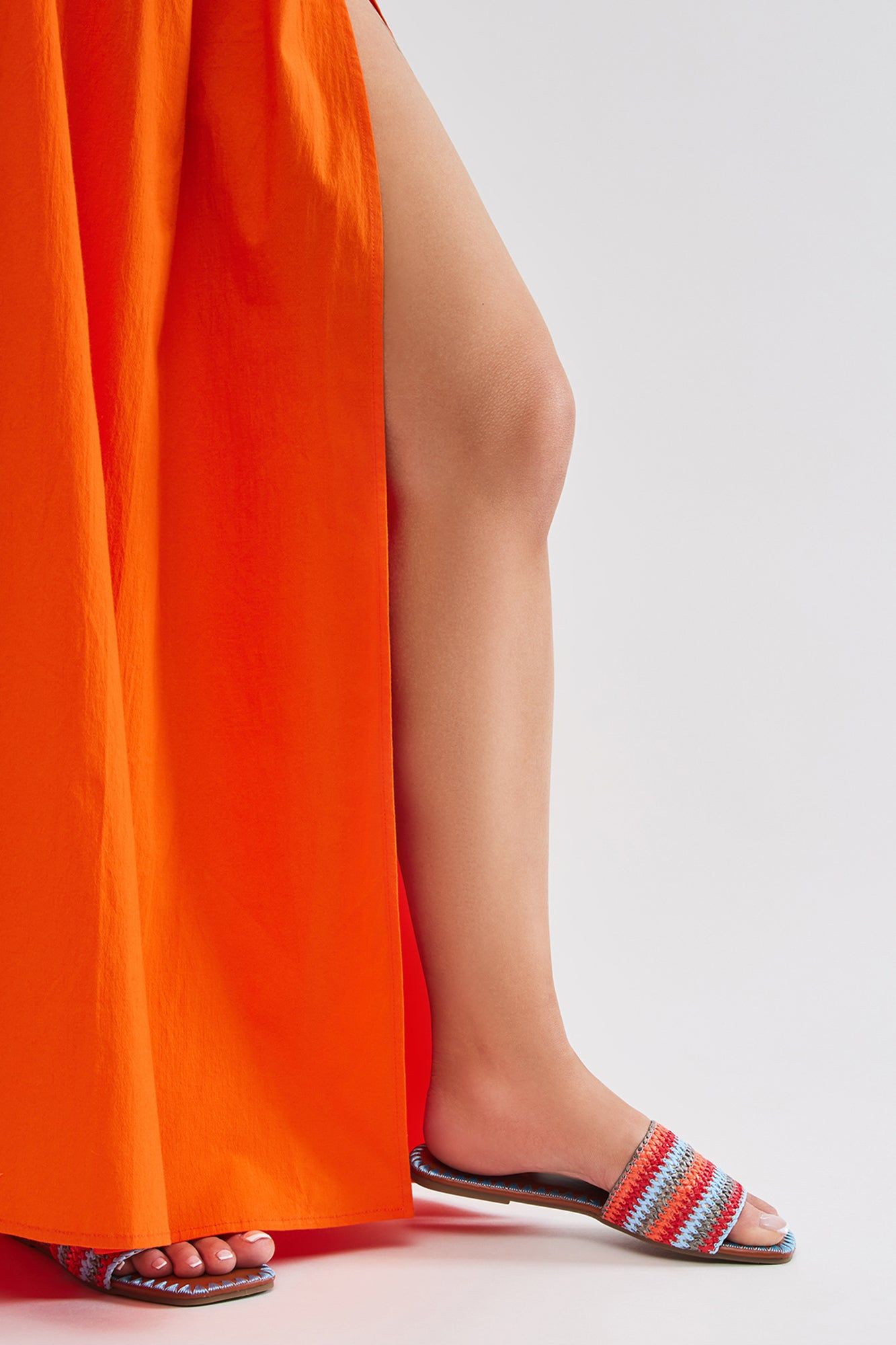 Elana Flat Sandals - Blue sold by Fashion Nova product image thumbnail 2