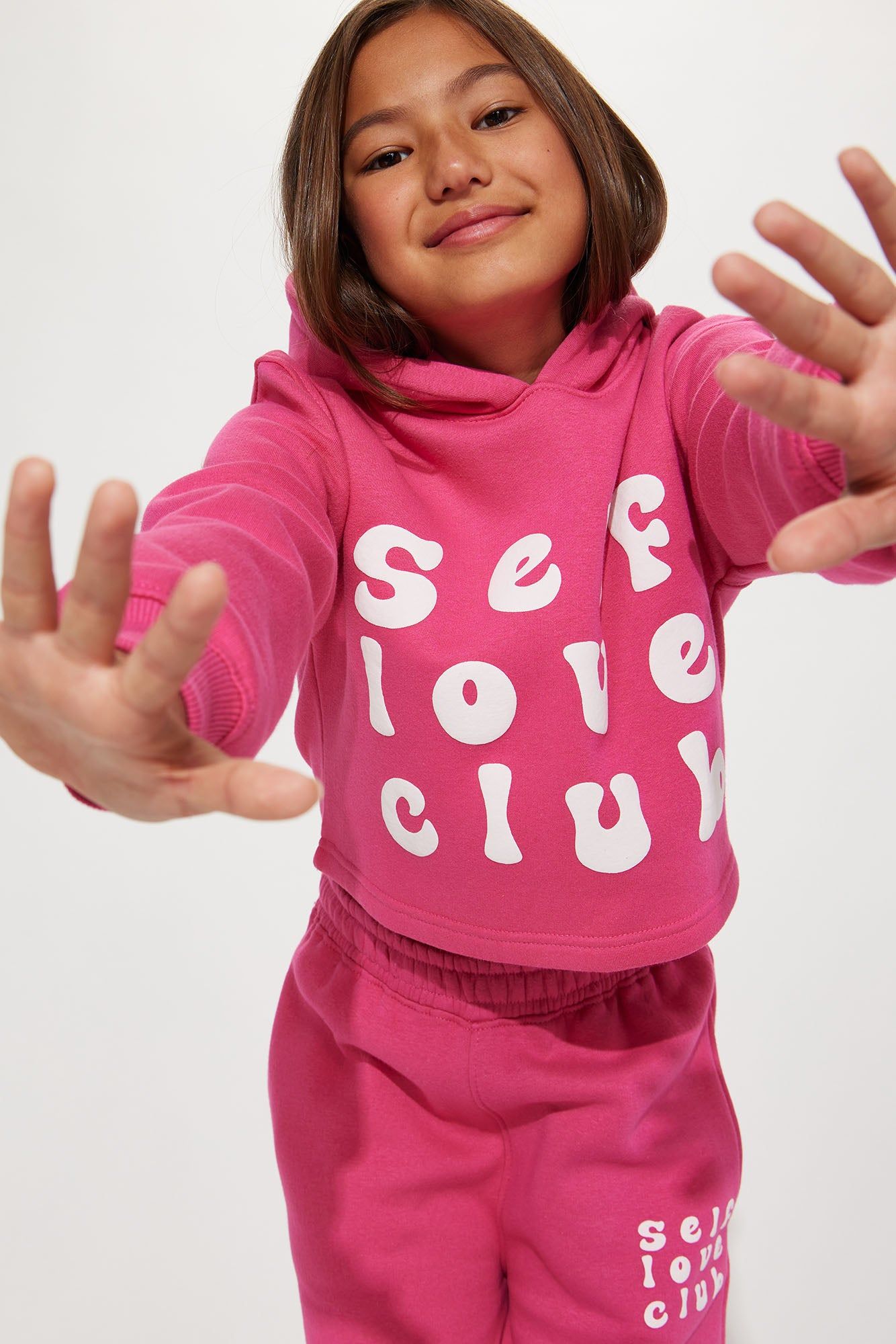 Mini Self Love Club Jogger Set - Pink sold by Fashion Nova product image thumbnail 2