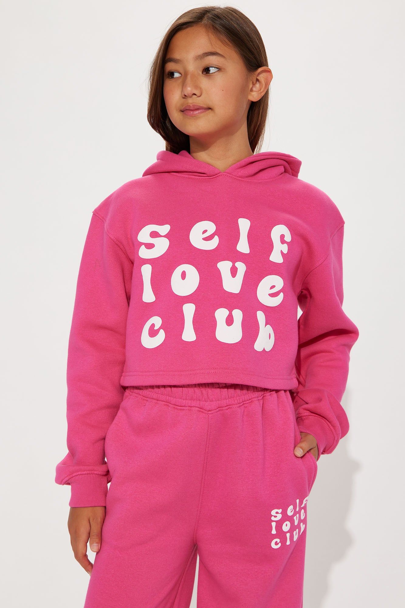 Mini Self Love Club Jogger Set - Pink sold by Fashion Nova product image thumbnail 3