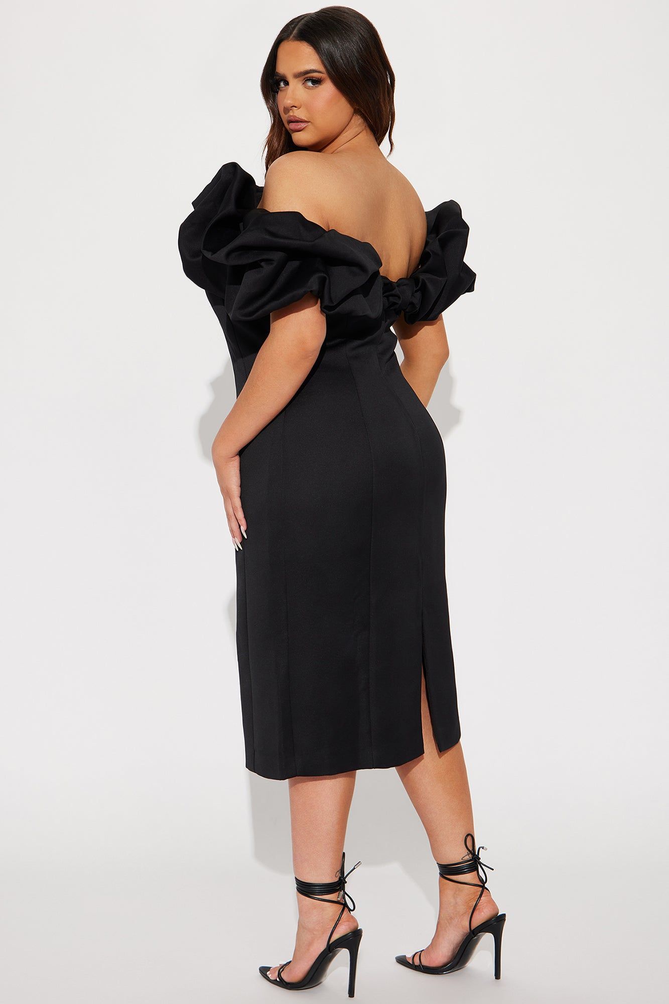 Parisian Nights Midi Dress - Black sold by Fashion Nova product image thumbnail 6