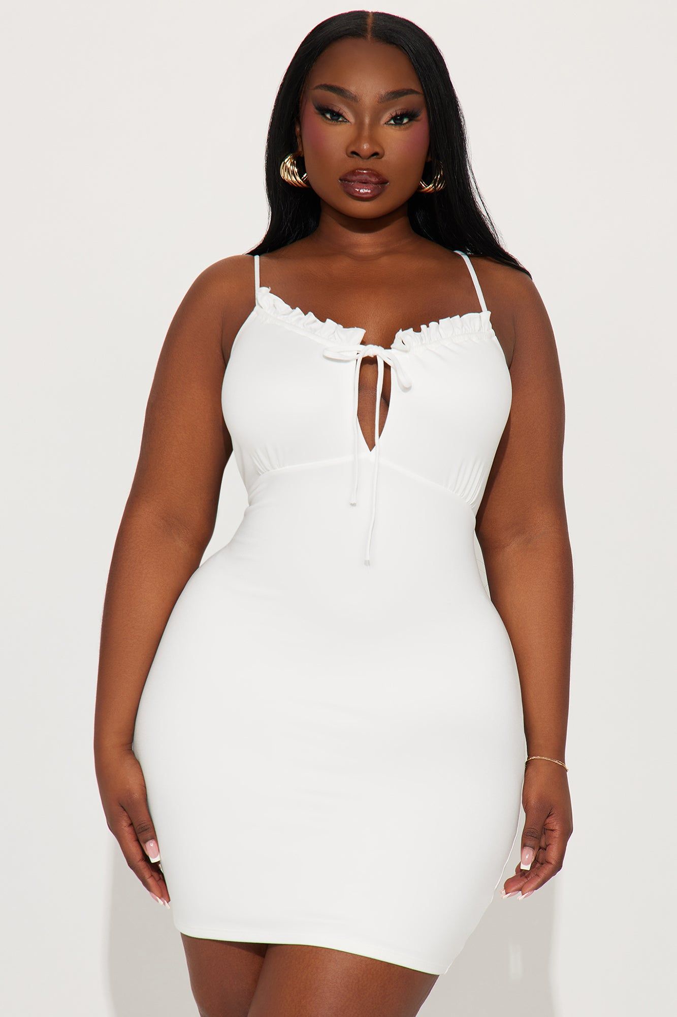Sammy Mini Dress - White sold by Fashion Nova product image thumbnail 4