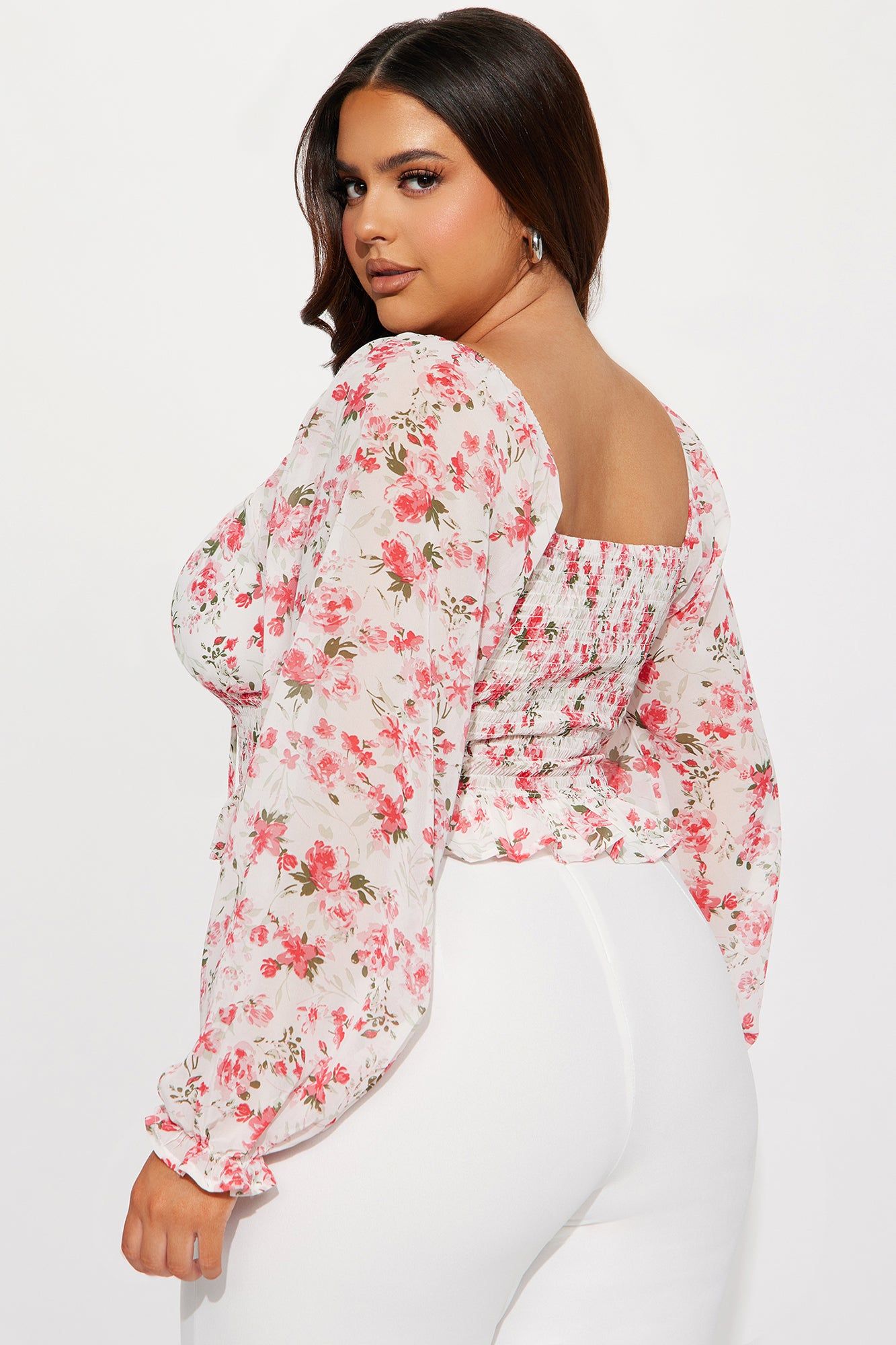 Always A Blossom Floral Top - Blush/combo sold by Fashion Nova product image thumbnail 3