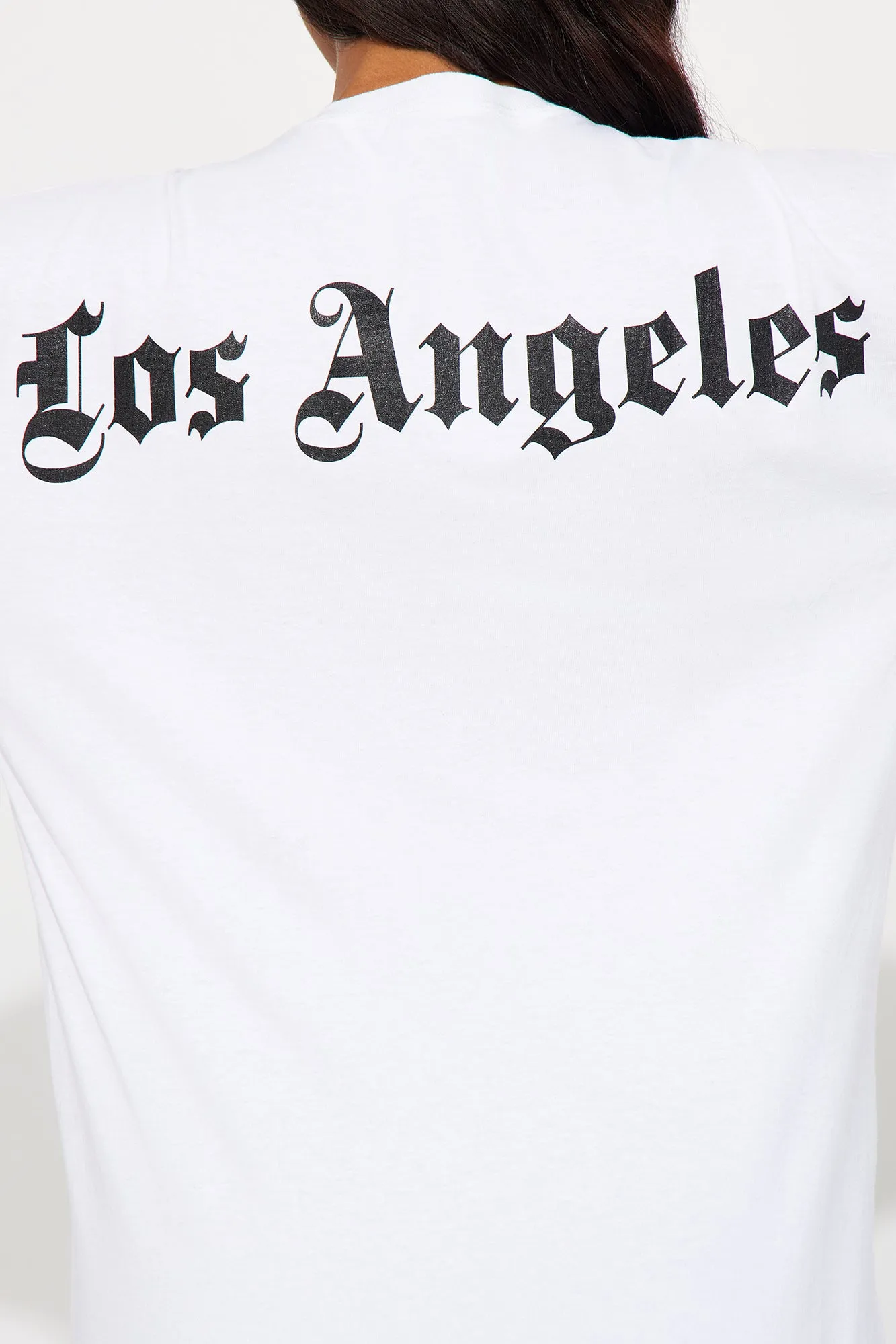 City of LA Oversized Tee - White sold by Fashion Nova product image thumbnail 4