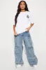 City of LA Oversized Tee - White sold by Fashion Nova