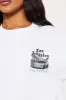City of LA Oversized Tee - White sold by Fashion Nova
