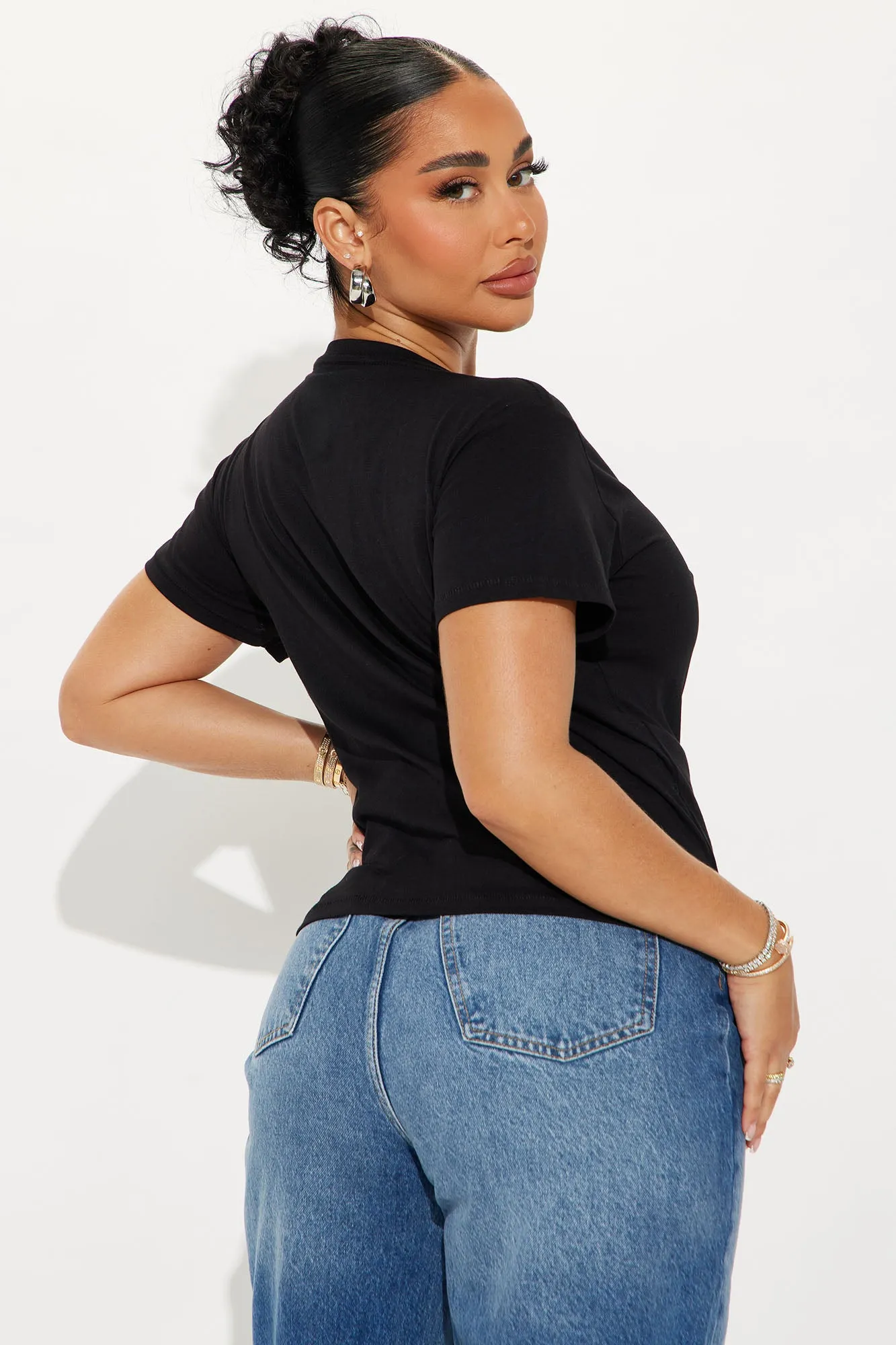 She's So Demure Tee - Black sold by Fashion Nova product image thumbnail 4