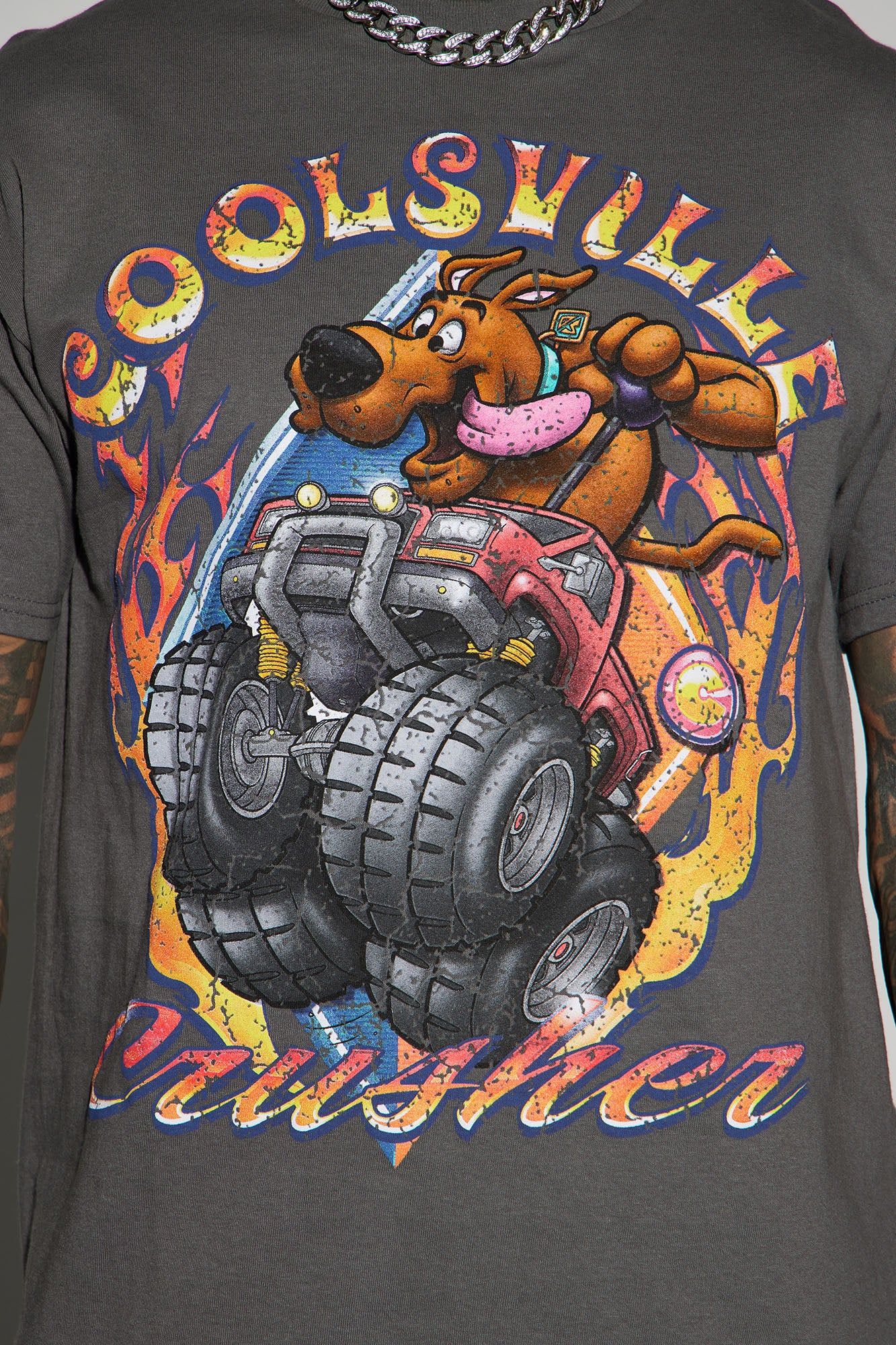 Scooby Doo Crushin Short Sleeve Tee - Charcoal sold by Fashion Nova product image thumbnail 3