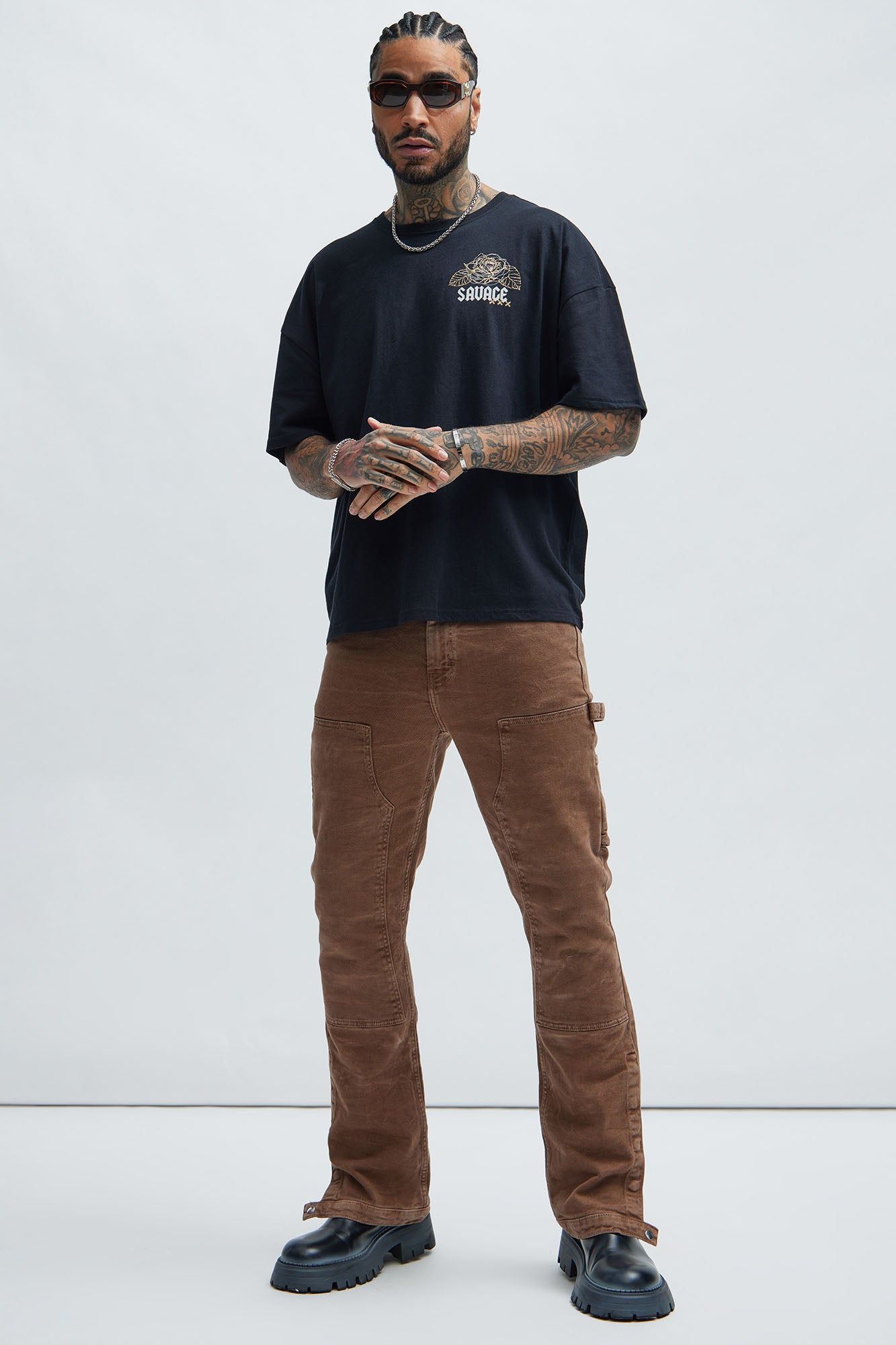 Savage Oversize Short Sleeve Tee - Black sold by Fashion Nova product image thumbnail 2