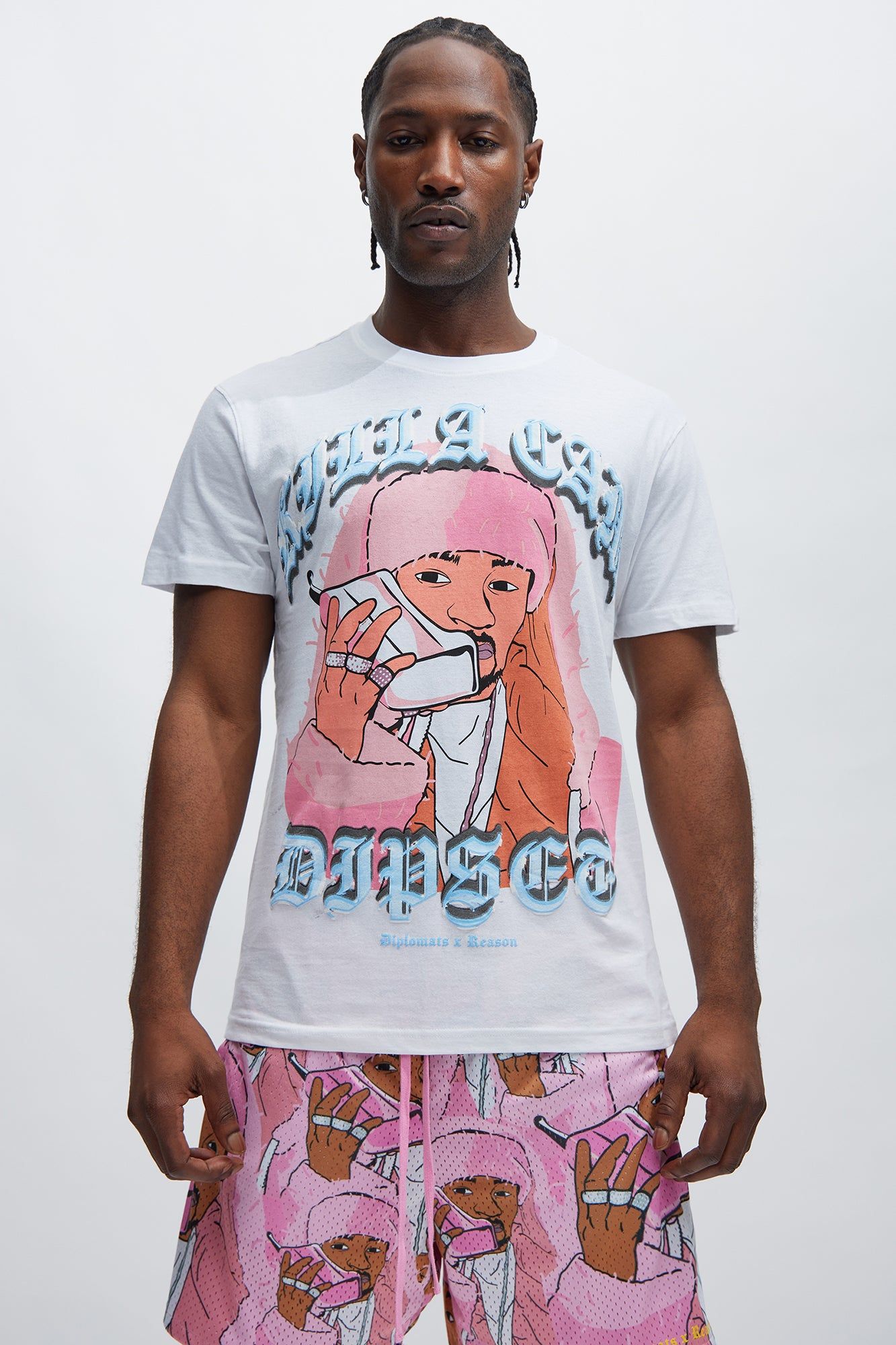 Dipset Killa Cam Short Sleeve Tee - White sold by Fashion Nova