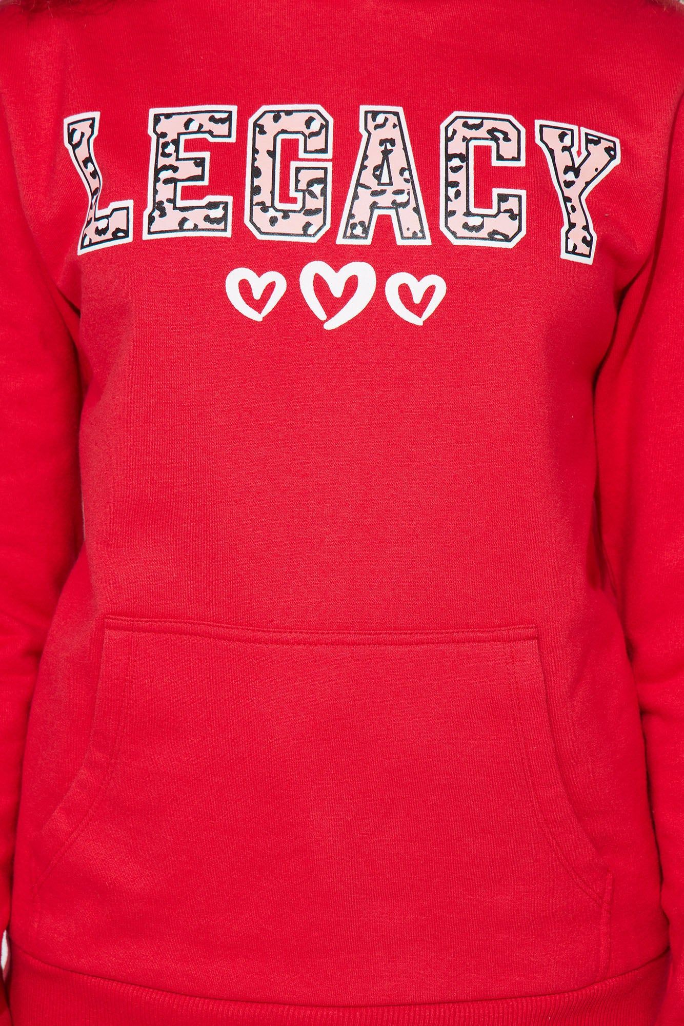 Mini Legacy Fleece Jogger Set - Red sold by Fashion Nova product image thumbnail 3