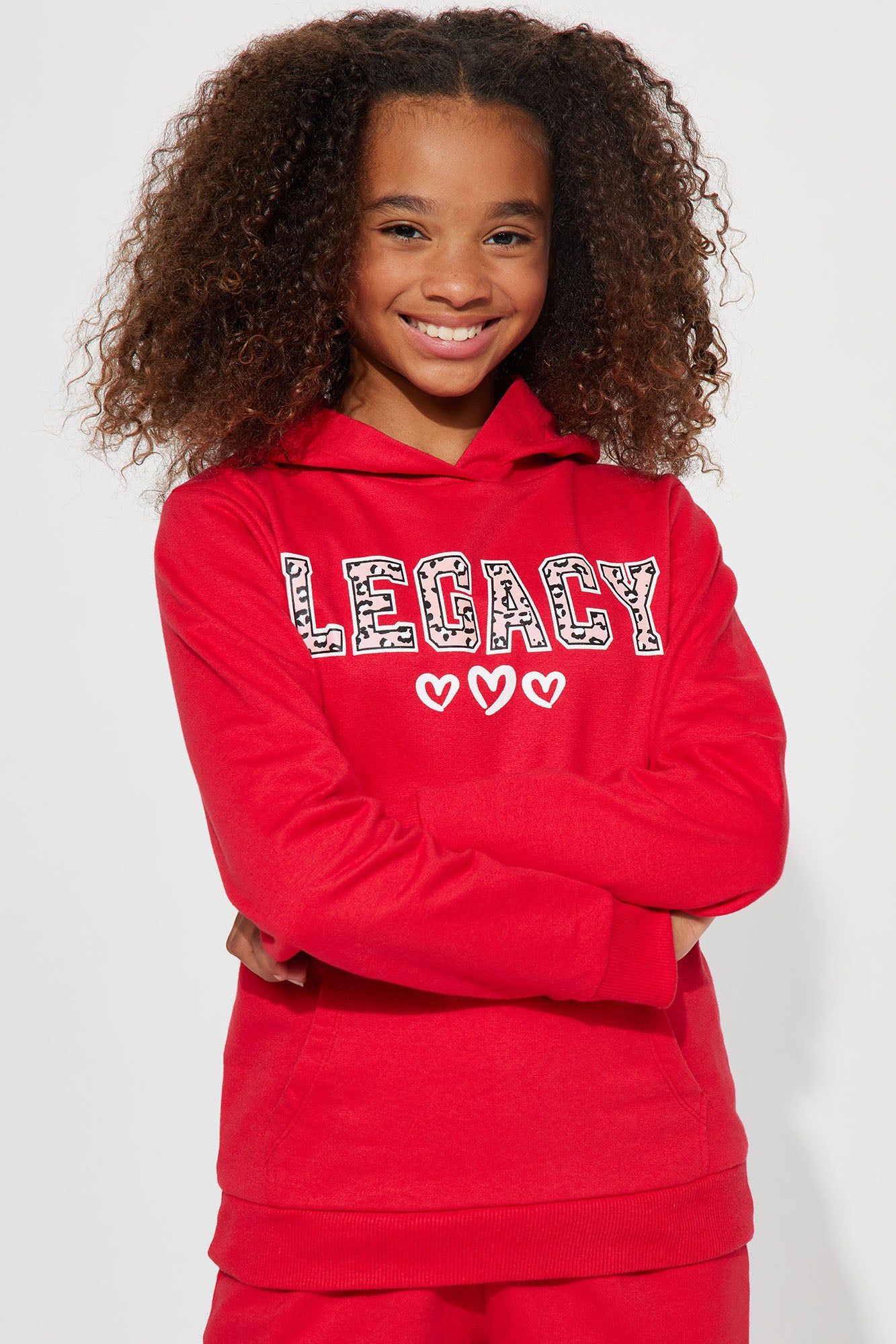 Mini Legacy Fleece Jogger Set - Red sold by Fashion Nova product image thumbnail 2
