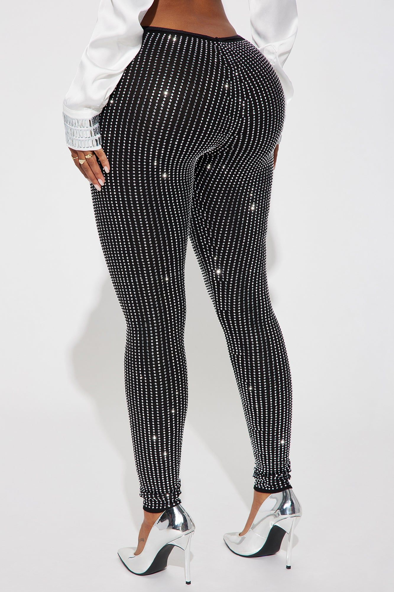 Luxurious Taste Embellished Legging - Black sold by Fashion Nova product image thumbnail 3