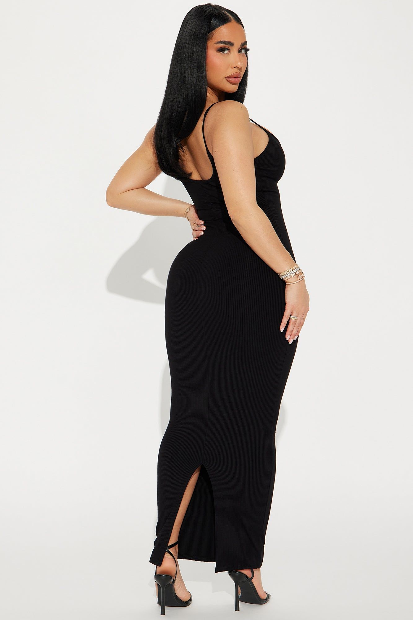 Mandy Snatched Midi Dress - Black sold by Fashion Nova product image thumbnail 3