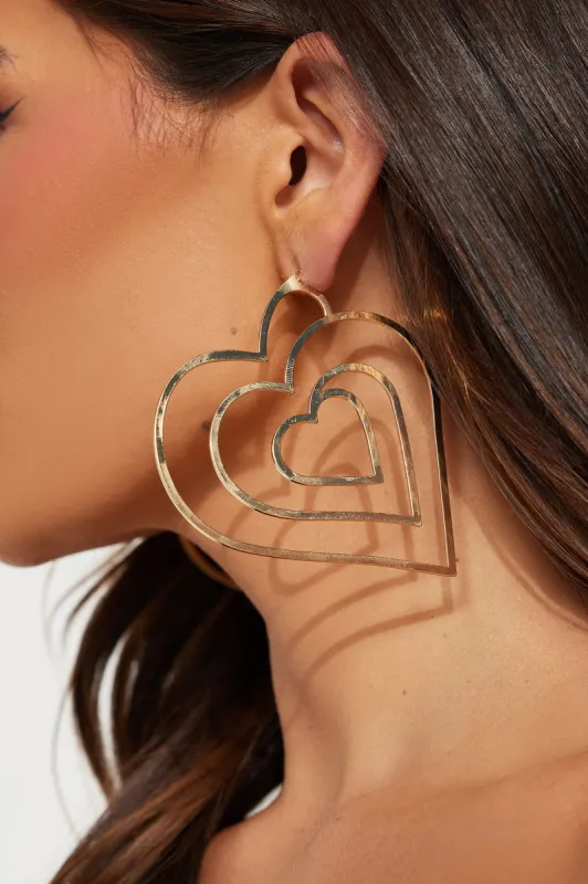 All Swirled Up Earrings  - Gold sold by Fashion Nova
