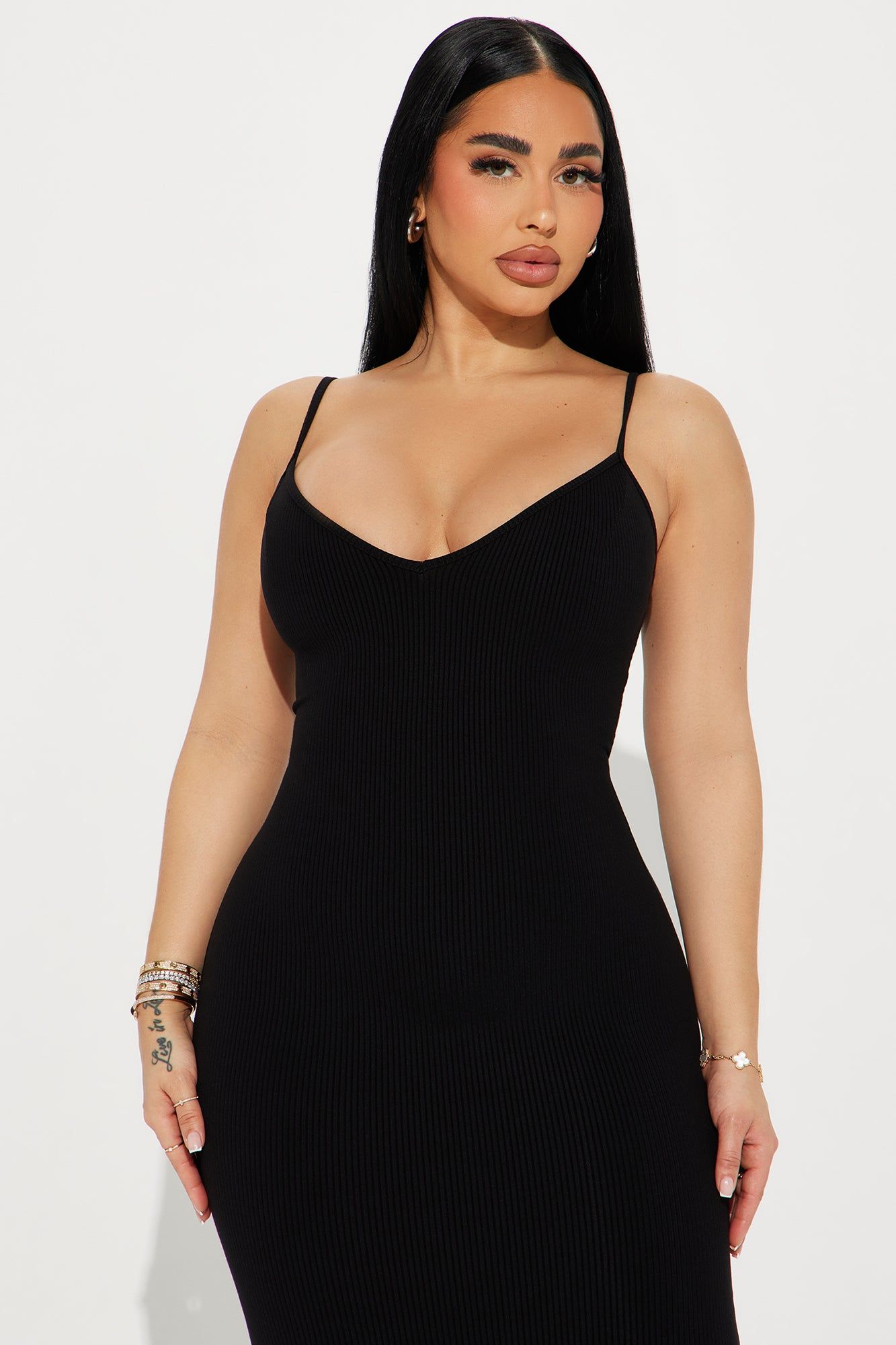 Mandy Snatched Midi Dress - Black sold by Fashion Nova product image thumbnail 2