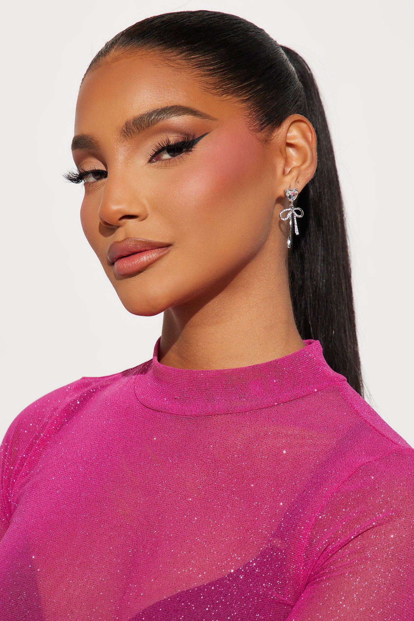 Bianca Bow Earring Holiday Box - Silver sold by Fashion Nova product image thumbnail 3