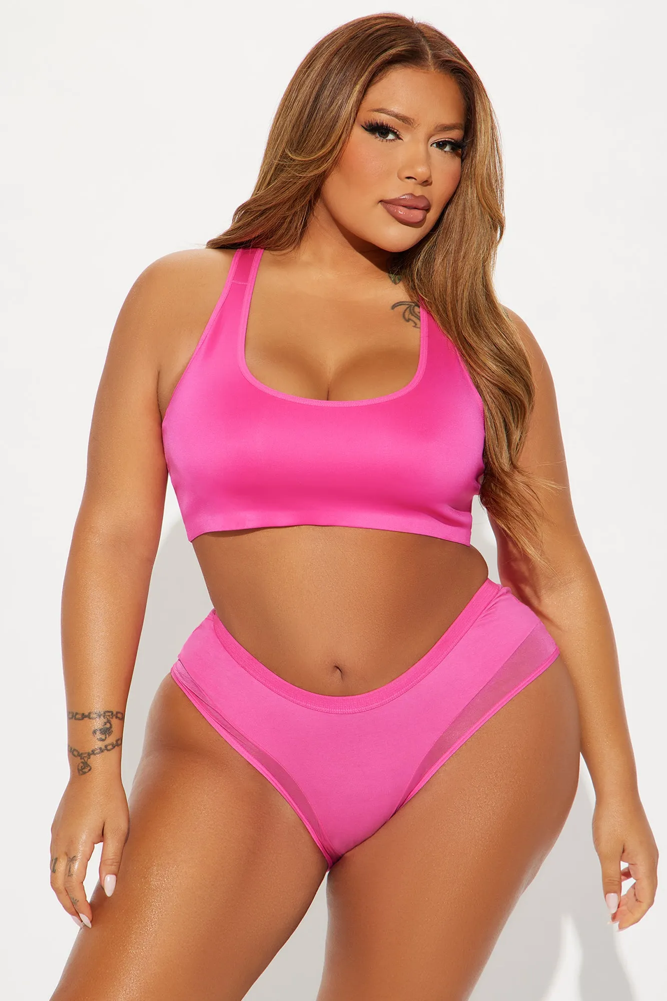 Weekend Vibe Mesh Bikini Panty - Hot Pink sold by Fashion Nova product image thumbnail 5