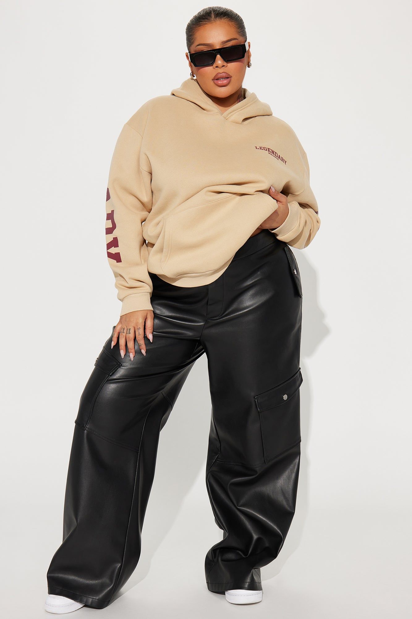 Legendary Worldwide Hoodie - Taupe sold by Fashion Nova product image thumbnail 6