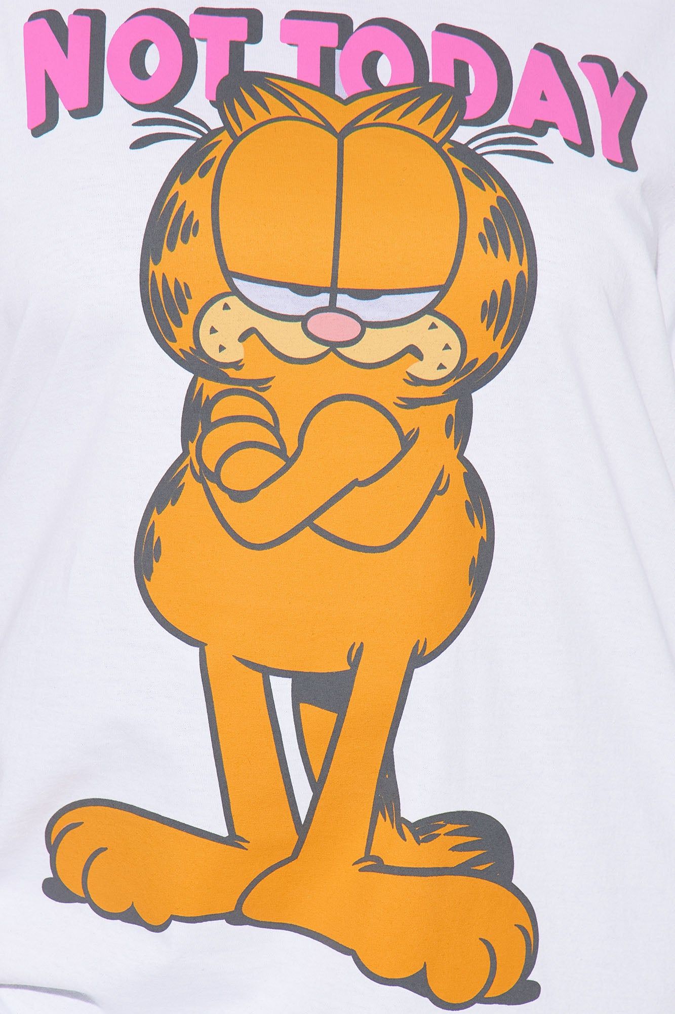Not Today Garfield Tee - White sold by Fashion Nova product image thumbnail 5