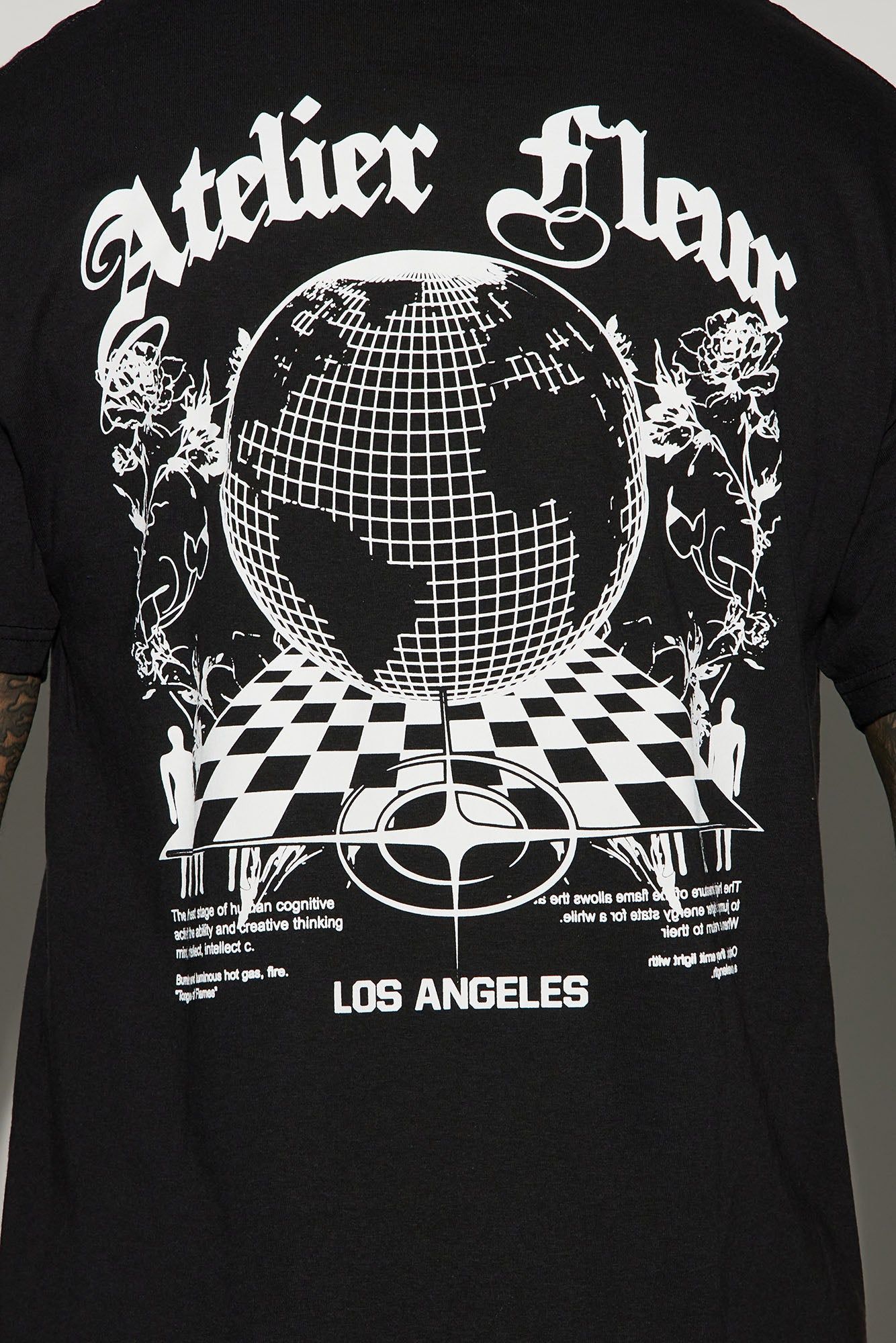 Atelier Fleur Short Sleeve Tee - Black sold by Fashion Nova product image thumbnail 3