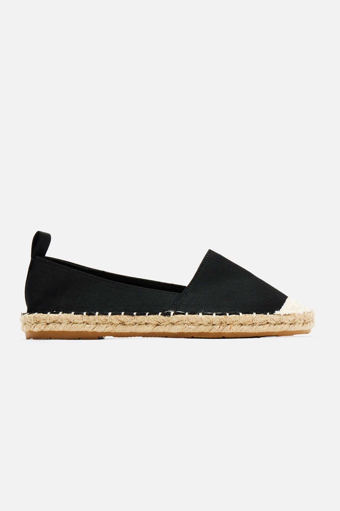 No Judgement Espadrille Flats - Black sold by Fashion Nova product image thumbnail 3