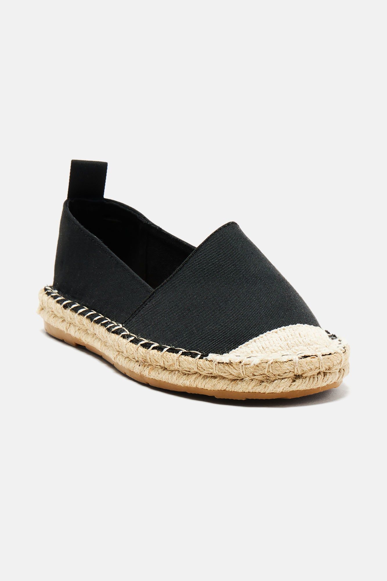 No Judgement Espadrille Flats - Black sold by Fashion Nova