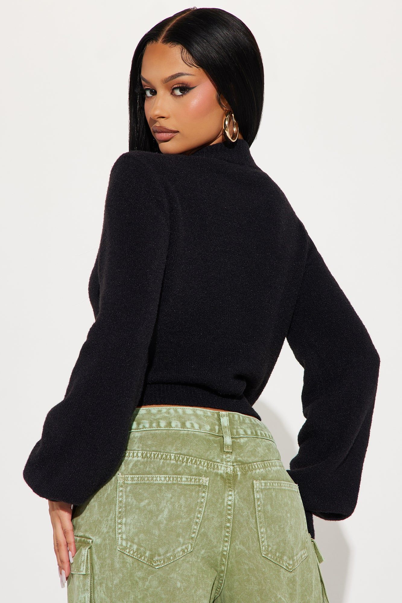 Cozy Girl Sweater - Black sold by Fashion Nova product image thumbnail 3