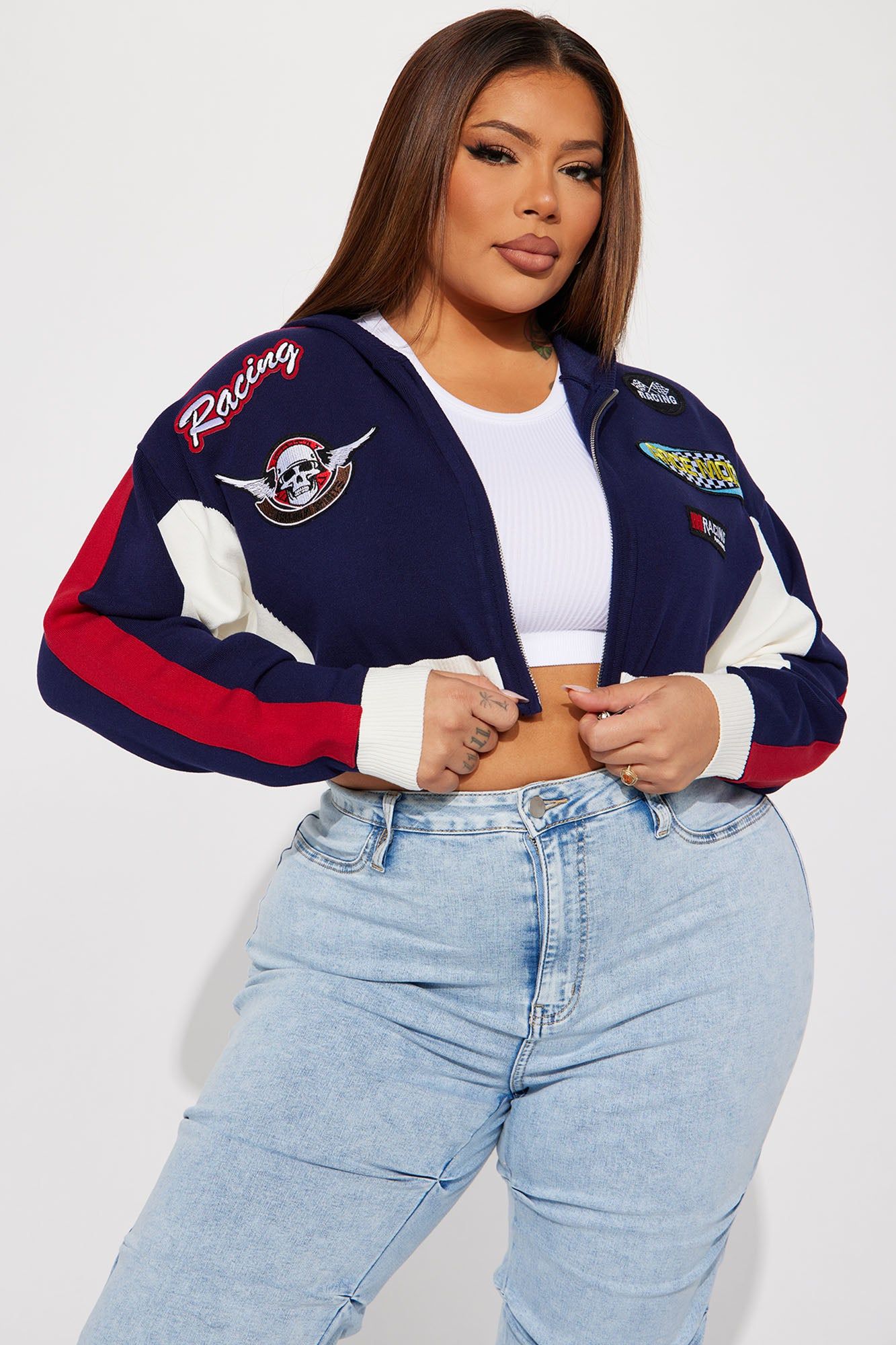 Hustle Mode Oversized Faux Leather Jacket - Black sold by Fashion Nova product image thumbnail 2