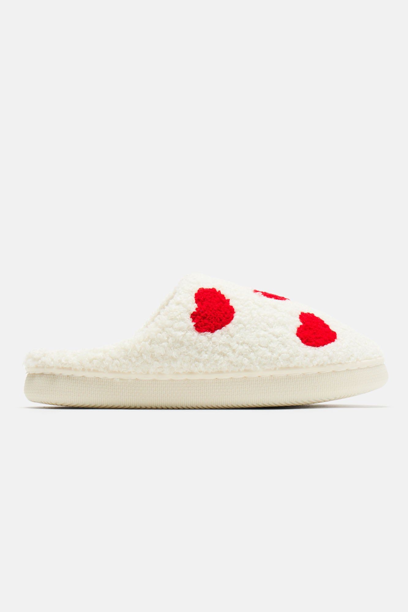 Crush On You Heart Slippers - Ivory sold by Fashion Nova product image thumbnail 4