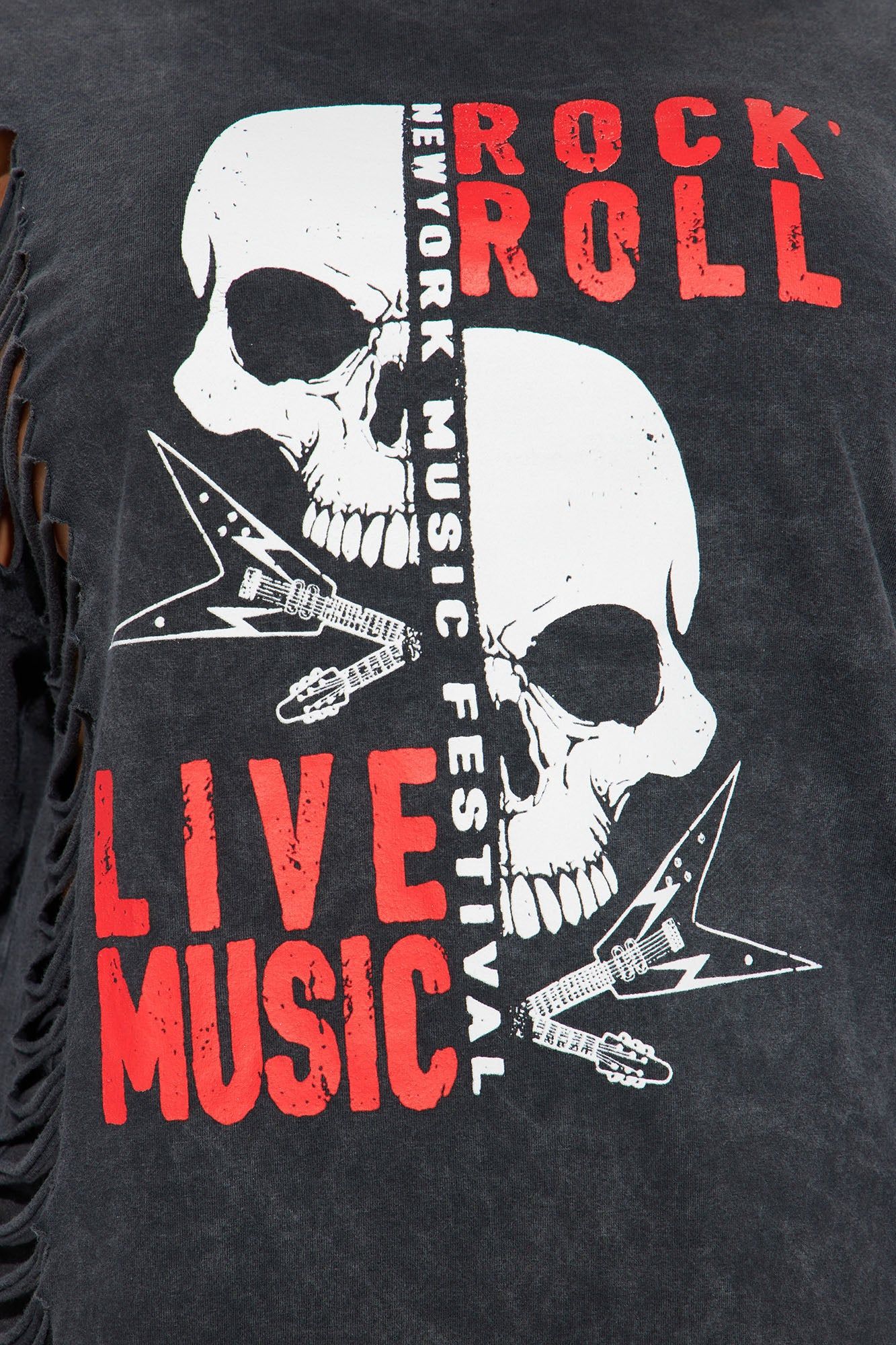 Time To Rock N' Roll Long Sleeve Legging Set - Charcoal sold by Fashion Nova product image thumbnail 3