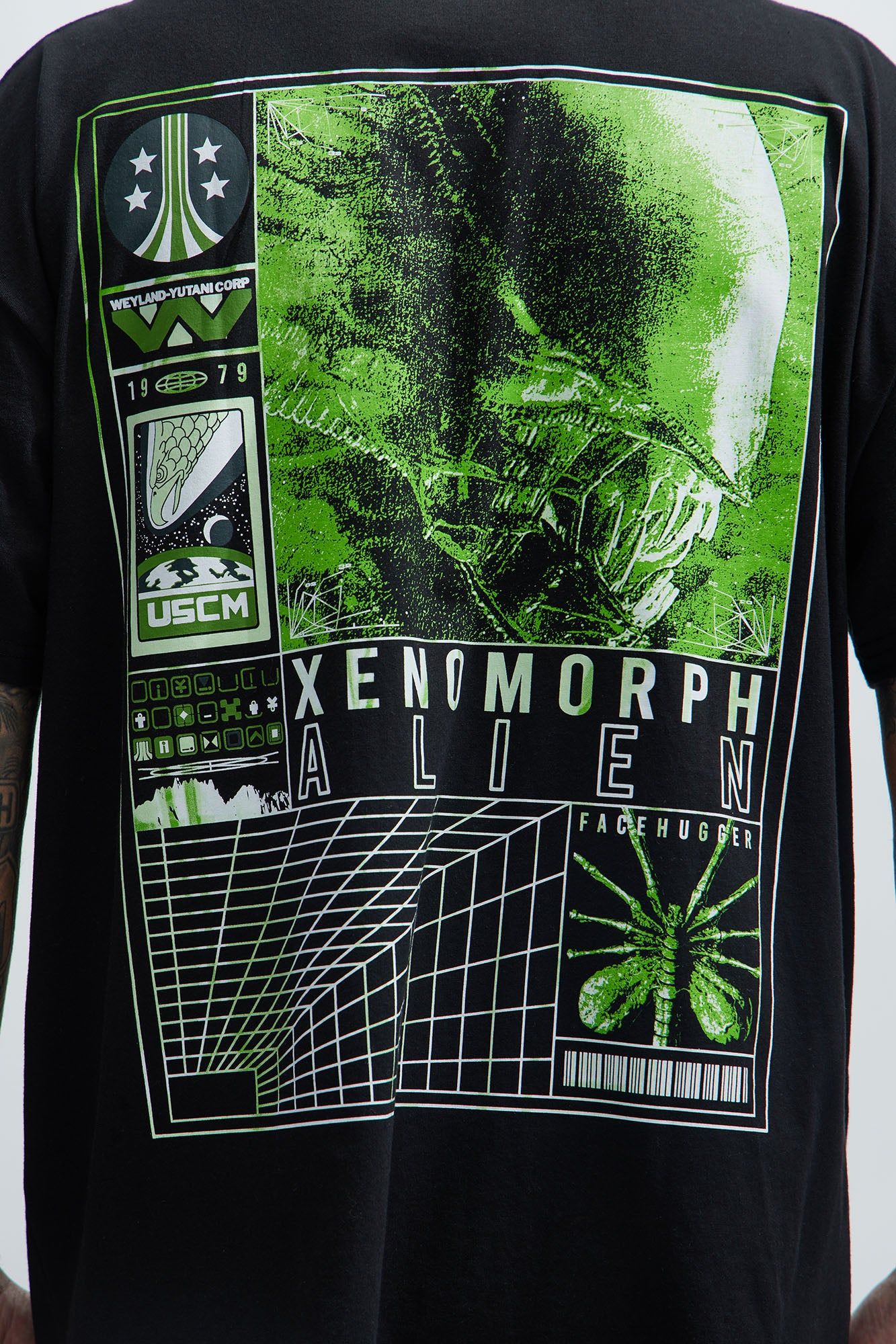 Alien Oversized Short Sleeve Tee - Black sold by Fashion Nova product image thumbnail 5