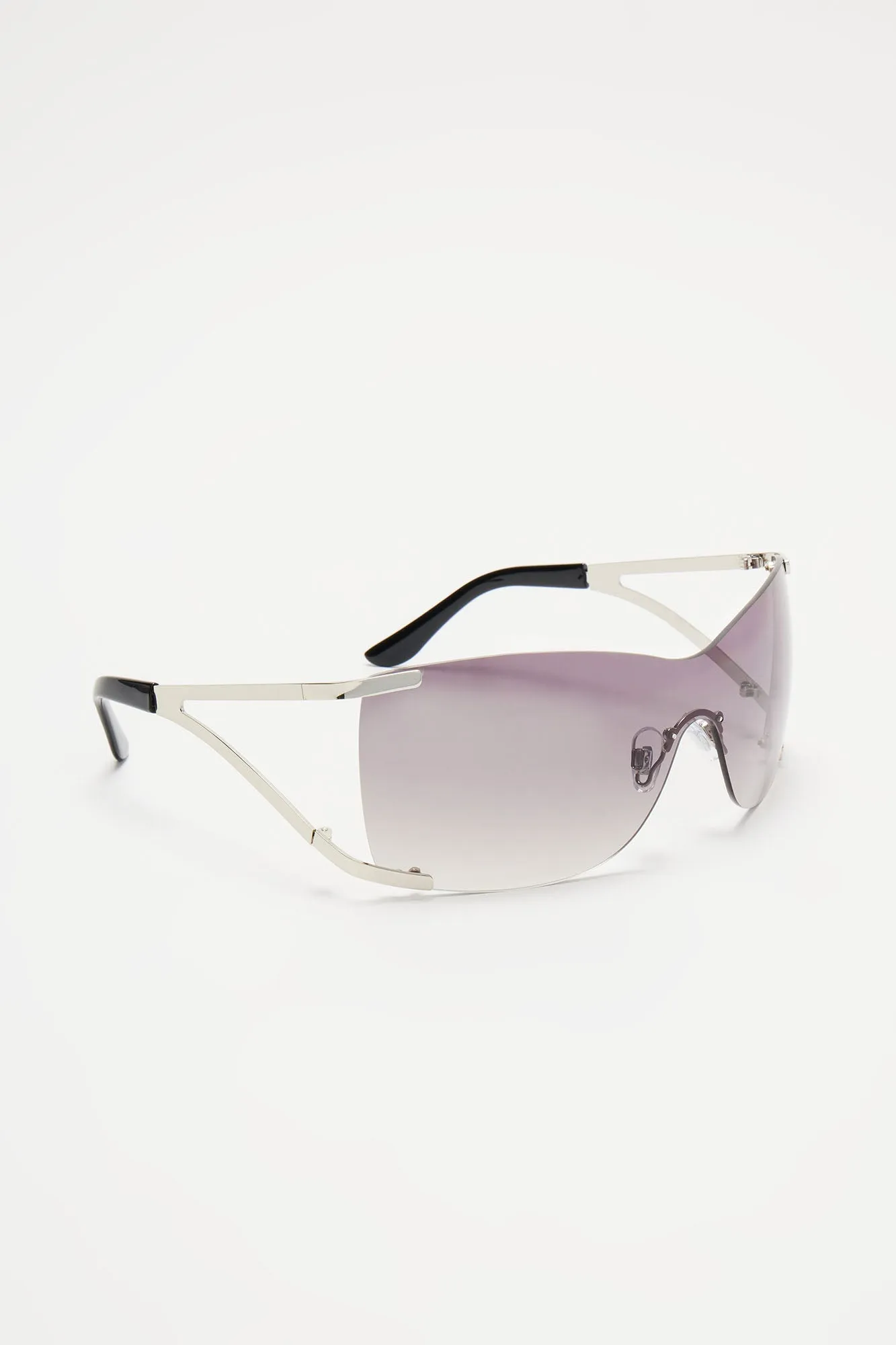Mojitos All Summer Sunglasses - Silver/Black sold by Fashion Nova product image thumbnail 3