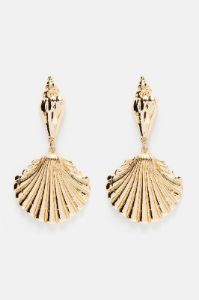 Down By The Water Earrings - Gold sold by Fashion Nova