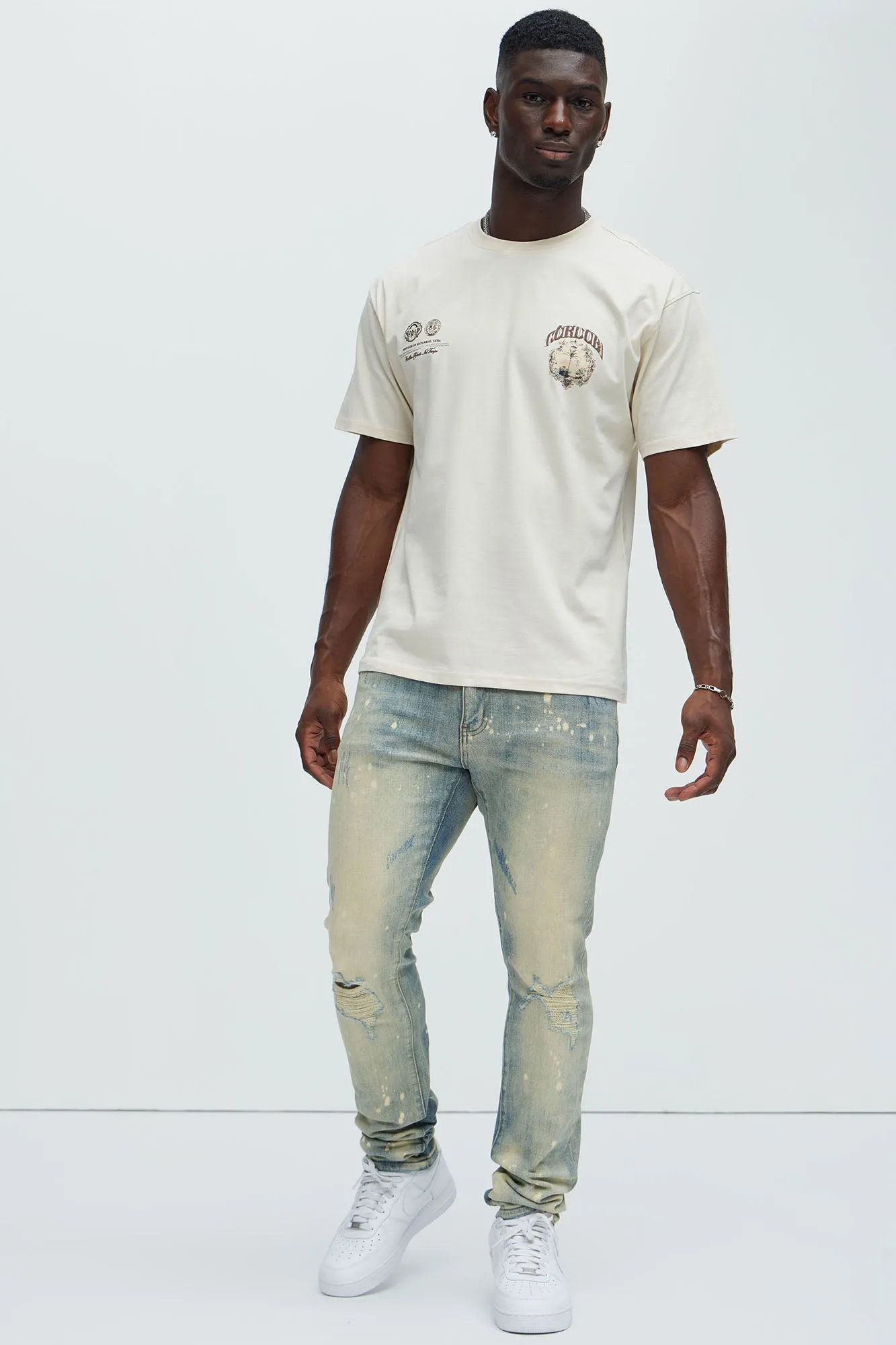 Cordoba Cuba Short Sleeve Tee - Cream sold by Fashion Nova product image thumbnail 2