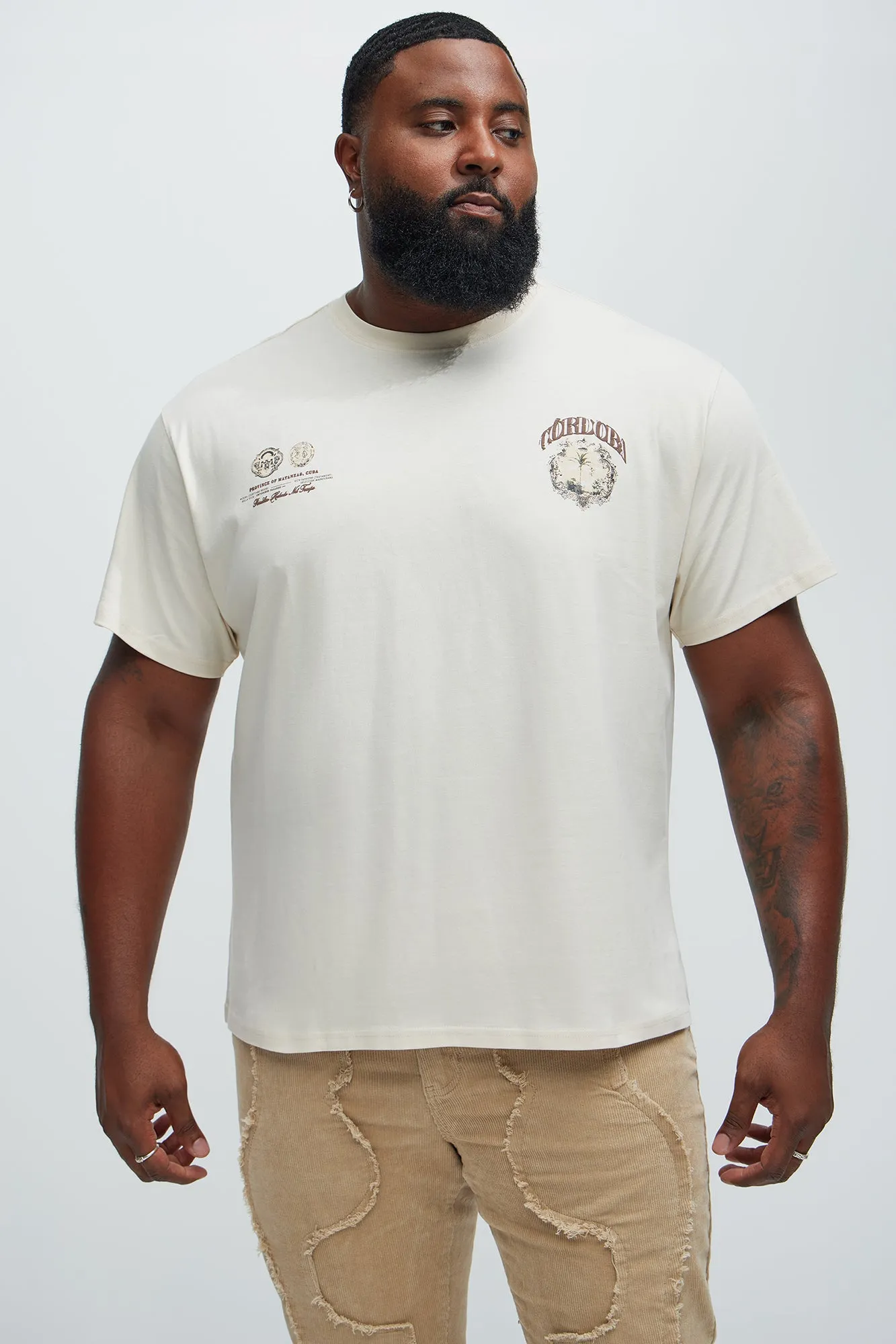 Cordoba Cuba Short Sleeve Tee - Cream sold by Fashion Nova product image thumbnail 5