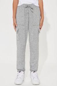 Mini Knit Cargo Joggers - Grey sold by Fashion Nova