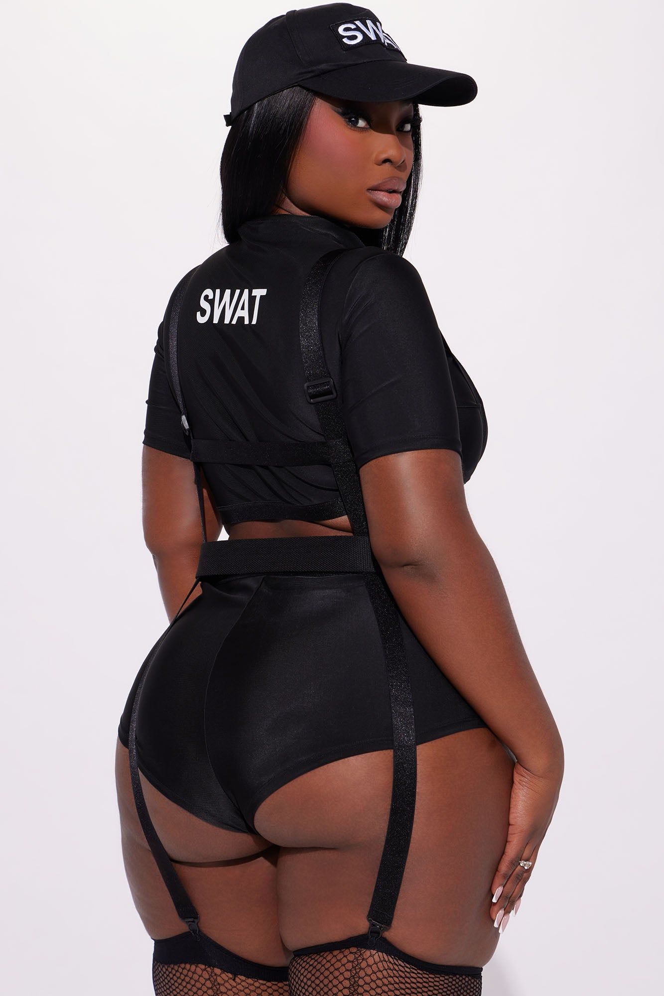 SWAT Babe 7 Piece Costume Set - Black sold by Fashion Nova product image thumbnail 5