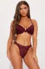 Nova Lace Push Up Bra - Wine sold by Fashion Nova