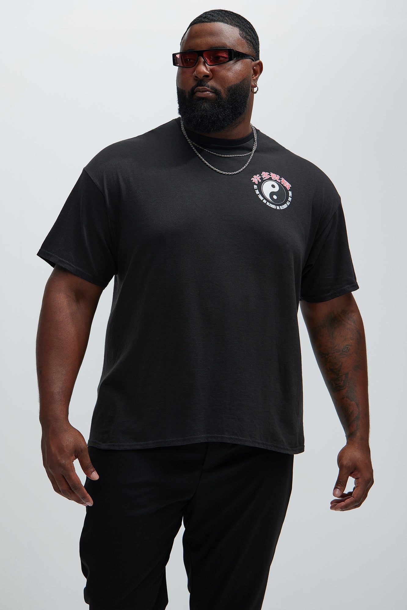 Blessed All The Time Short Sleeve Tee - Black sold by Fashion Nova product image thumbnail 5