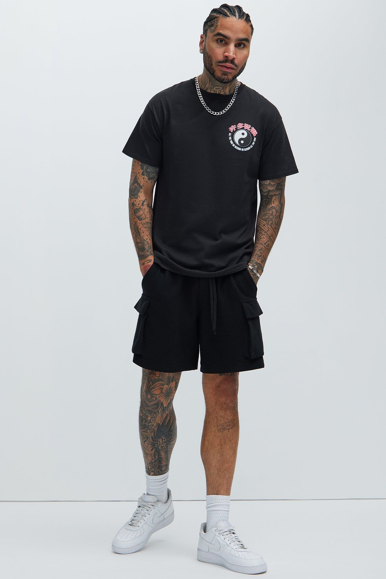 Blessed All The Time Short Sleeve Tee - Black sold by Fashion Nova product image thumbnail 2