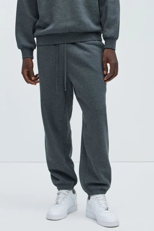 Tyson Relaxed Gusset Jogger - Charcoal sold by Fashion Nova