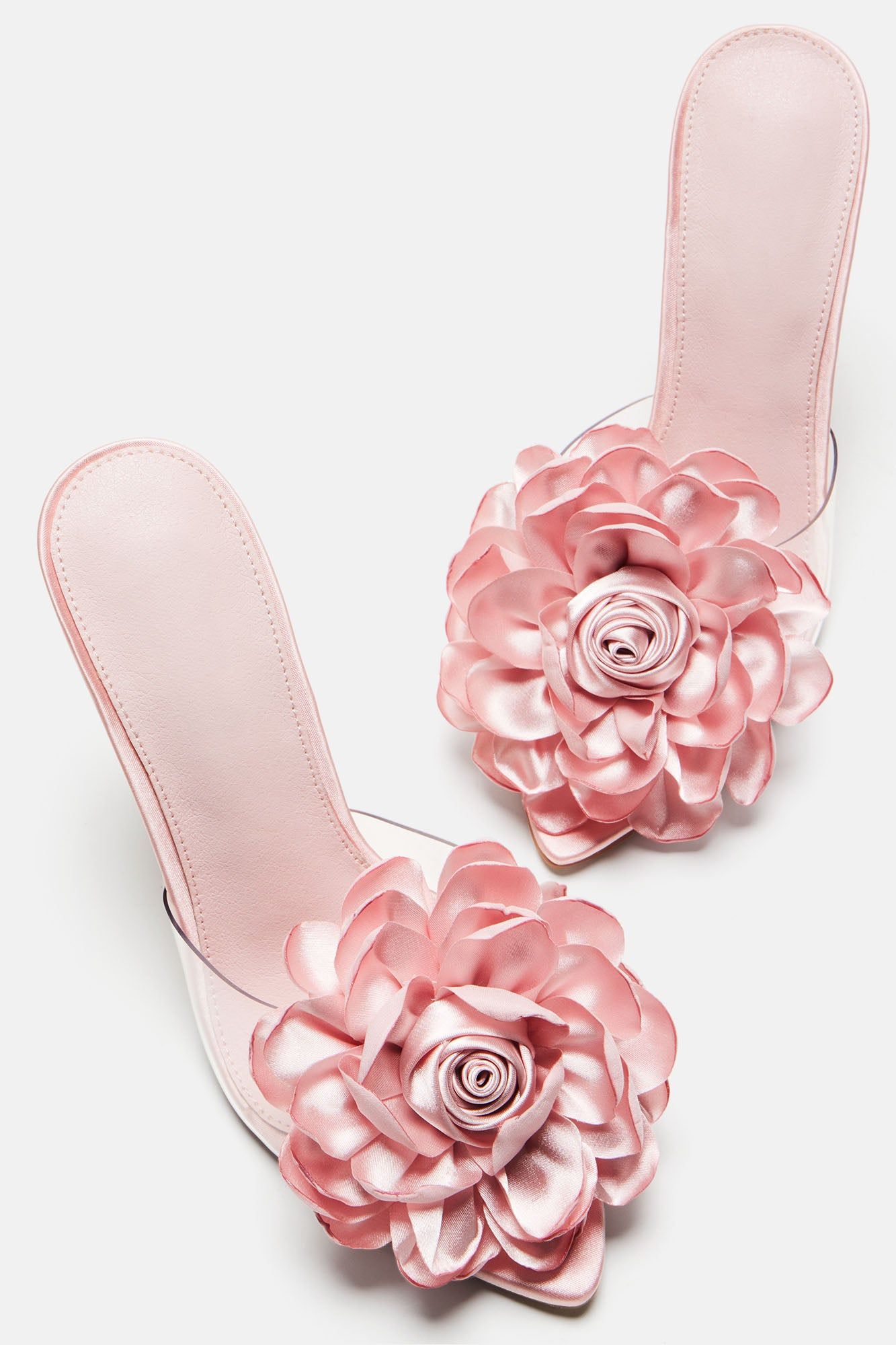 Make My Way Rose Mules - Pink sold by Fashion Nova