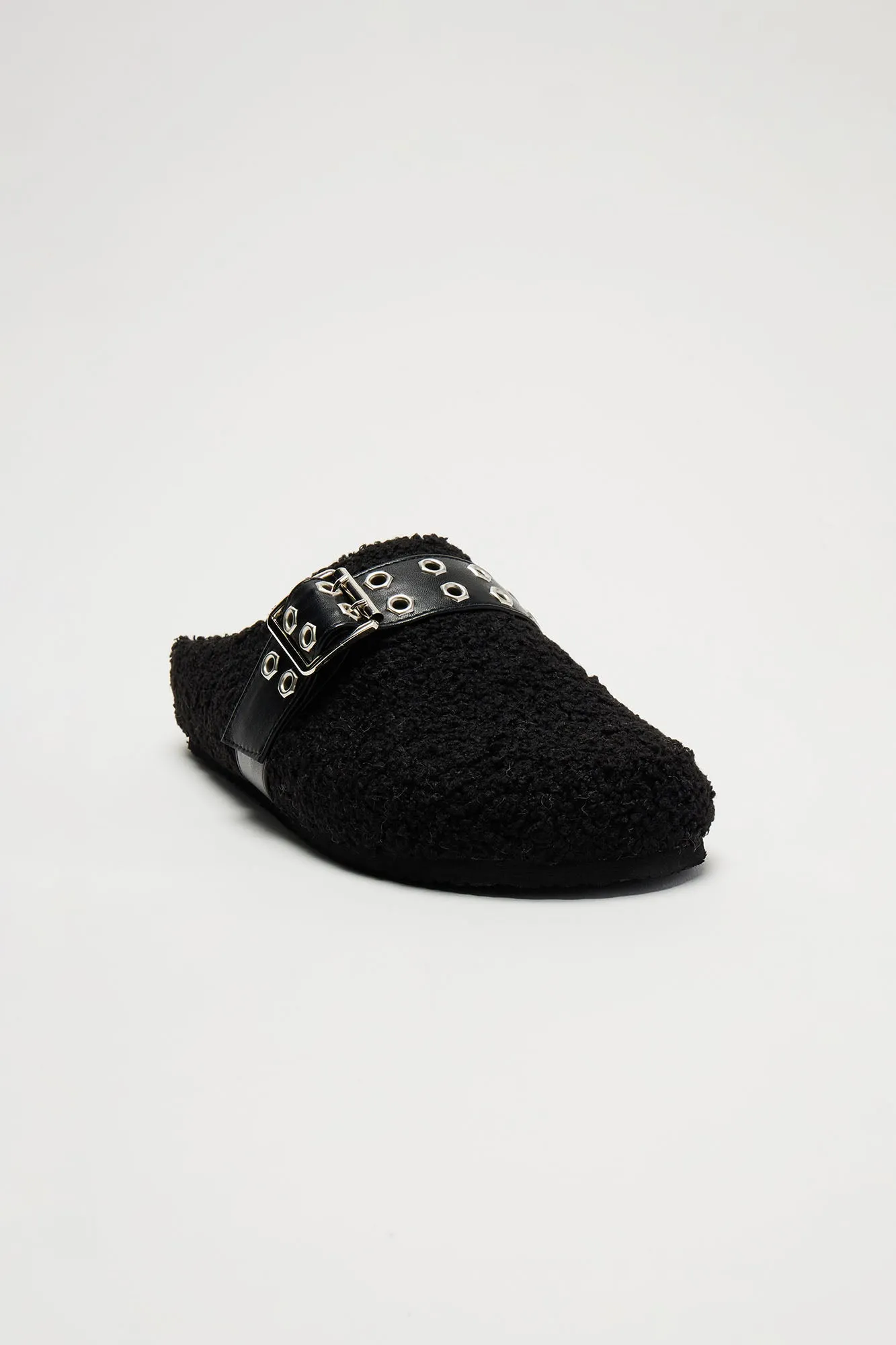 Villie Buckle Slippers - Black sold by Fashion Nova product image thumbnail 3