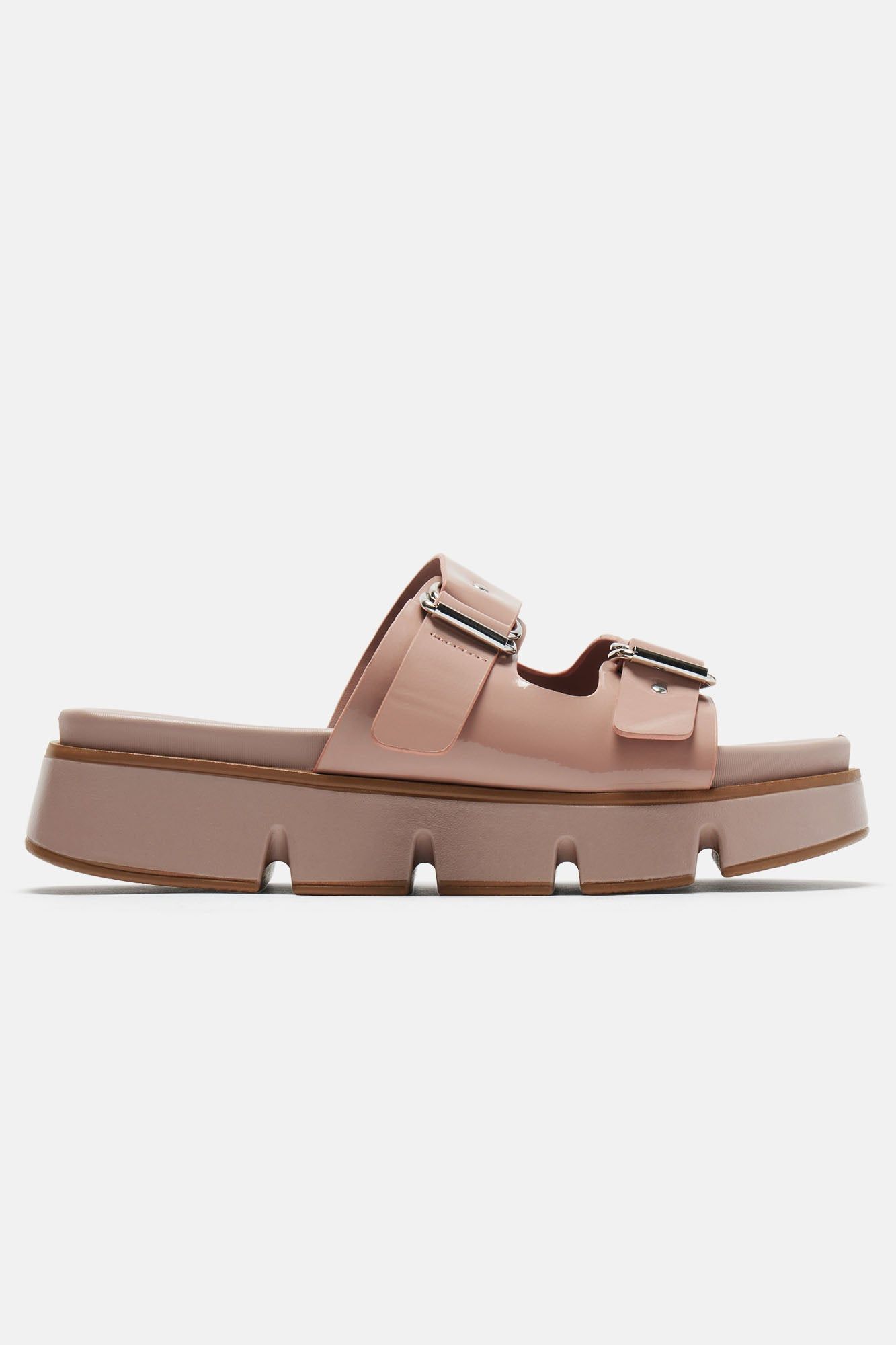 Karah Platform Casual Slides - Blush sold by Fashion Nova product image thumbnail 4