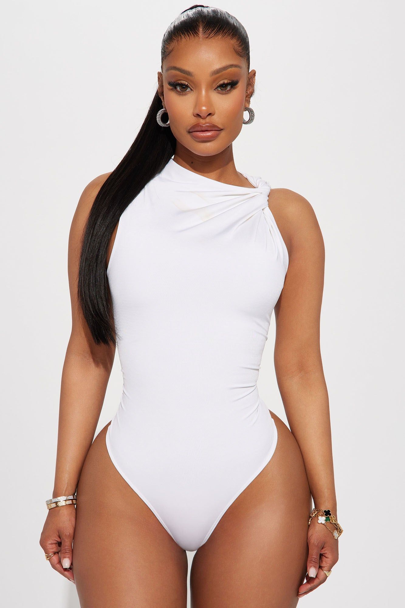 Feel Good Bodysuit - Ivory sold by Fashion Nova