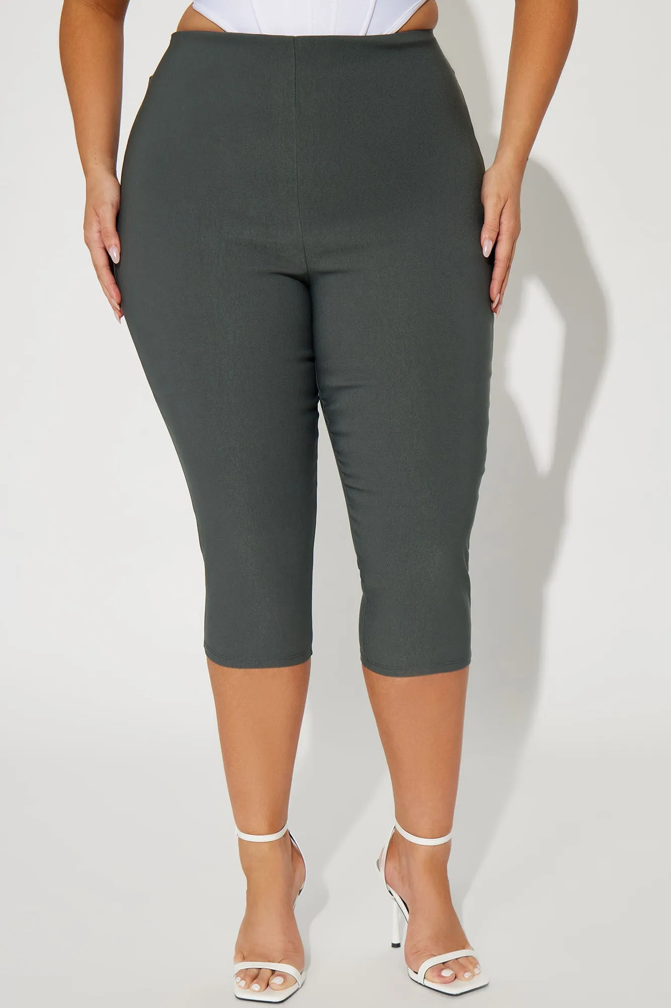 Just A Girl Capri Pant - Charcoal sold by Fashion Nova product image thumbnail 5